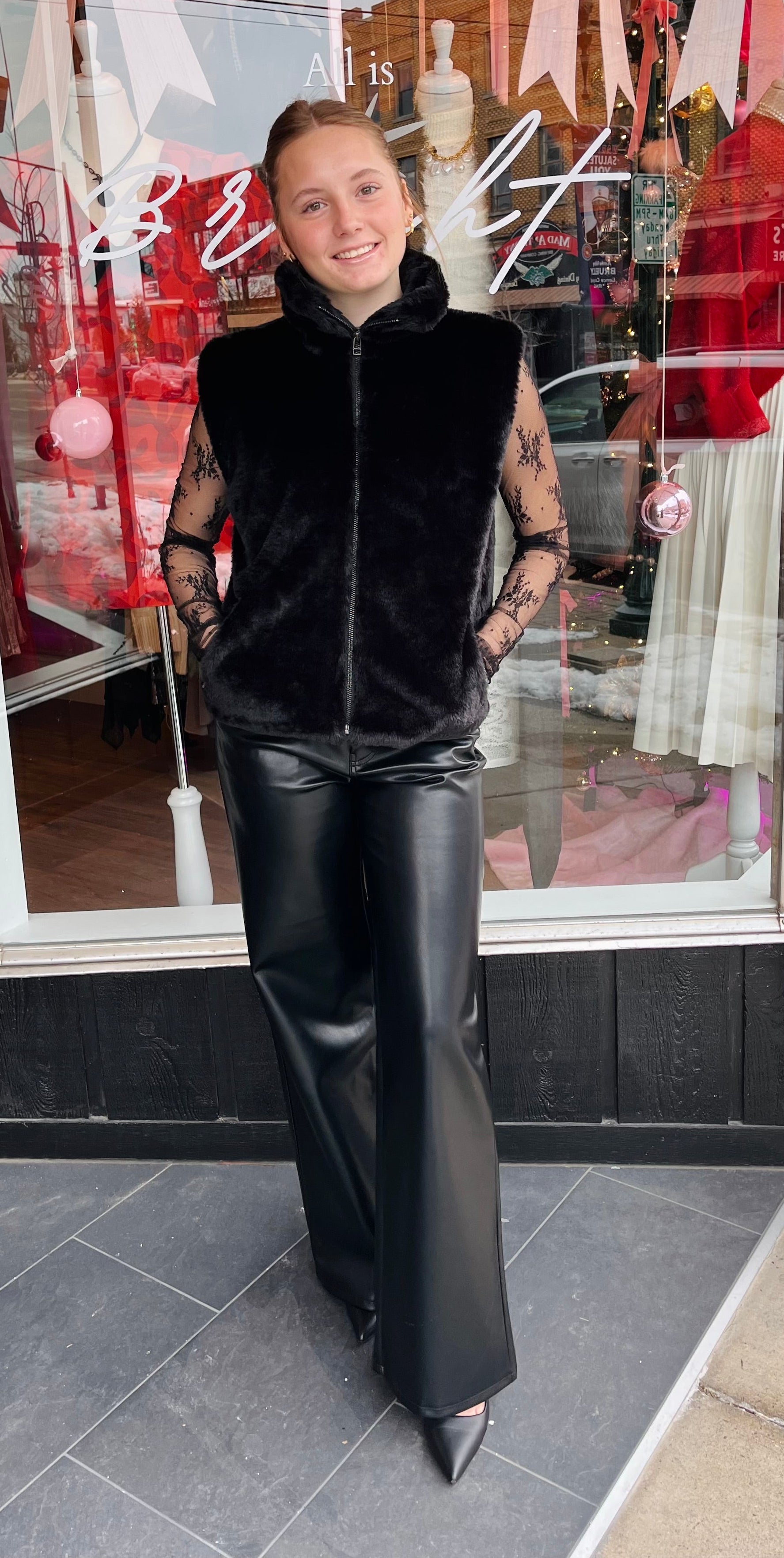 Bianca Faux Fur Vest