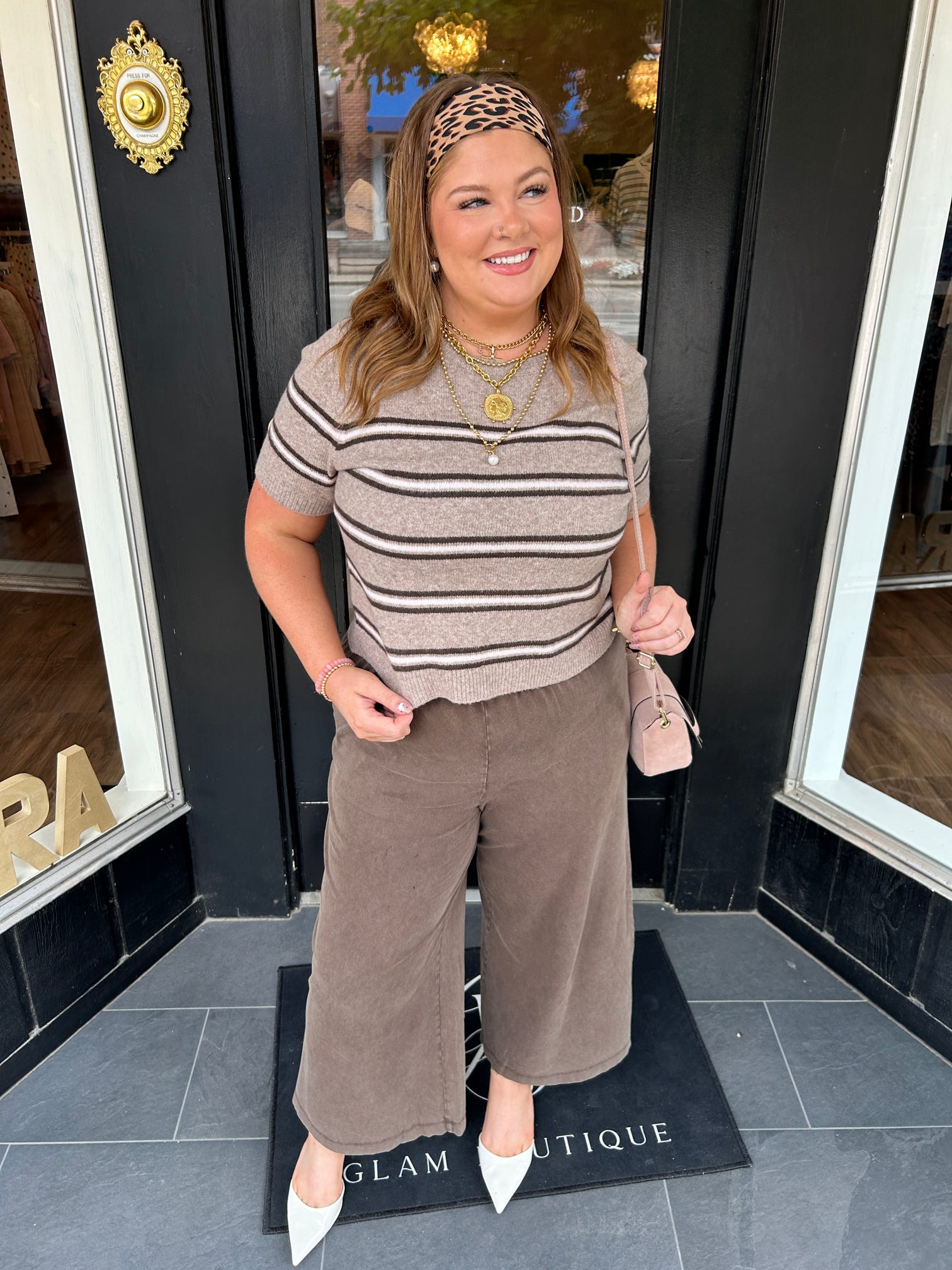 Gatewood Stripe Sweater: Heather Ash