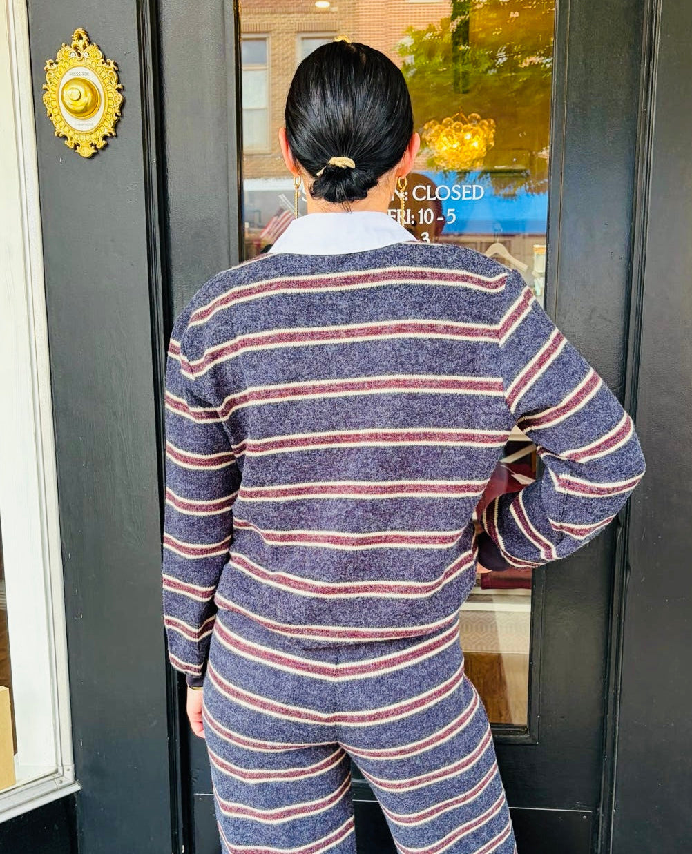 Lucy Polo Sweater Top