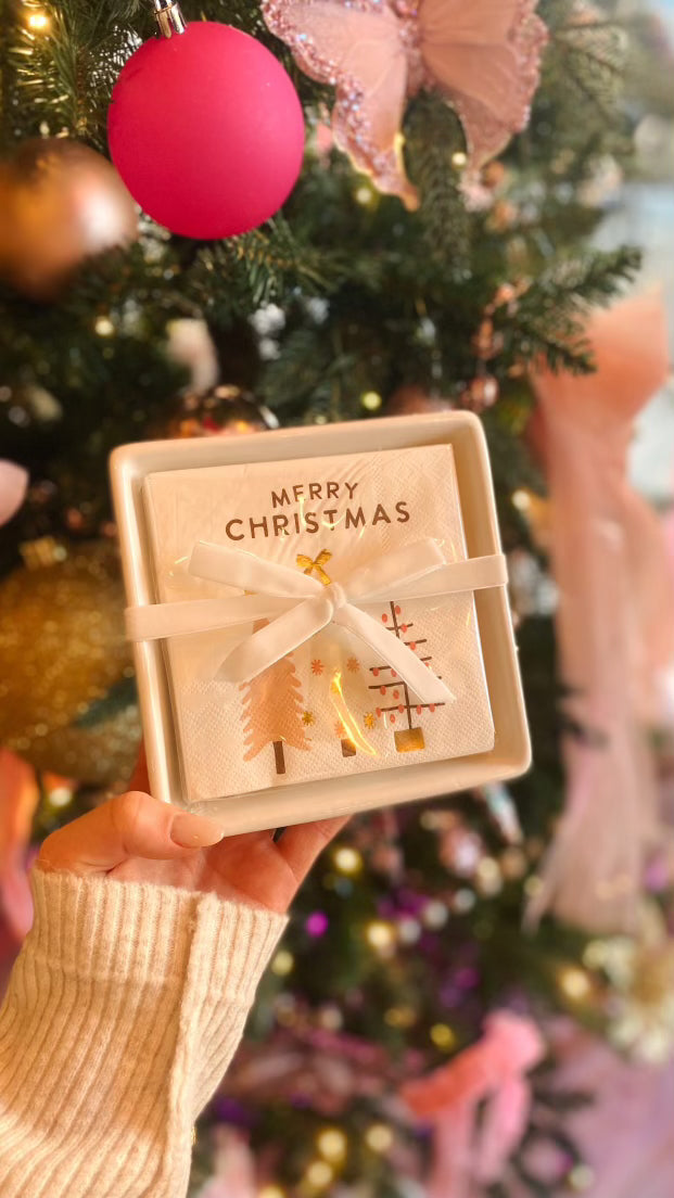 Merry Christmas Napkin Set