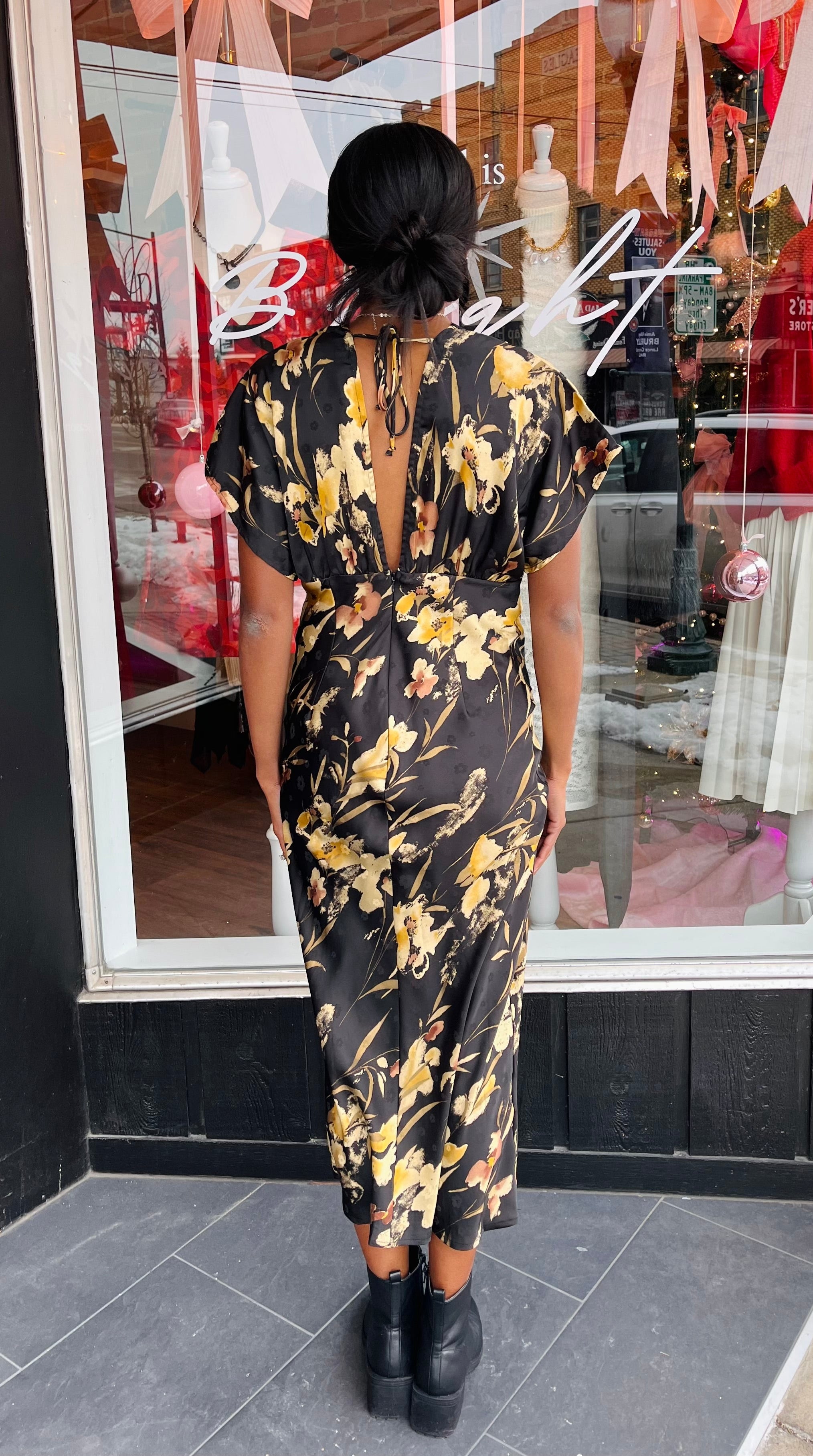 Midnight Garden Slip Dress