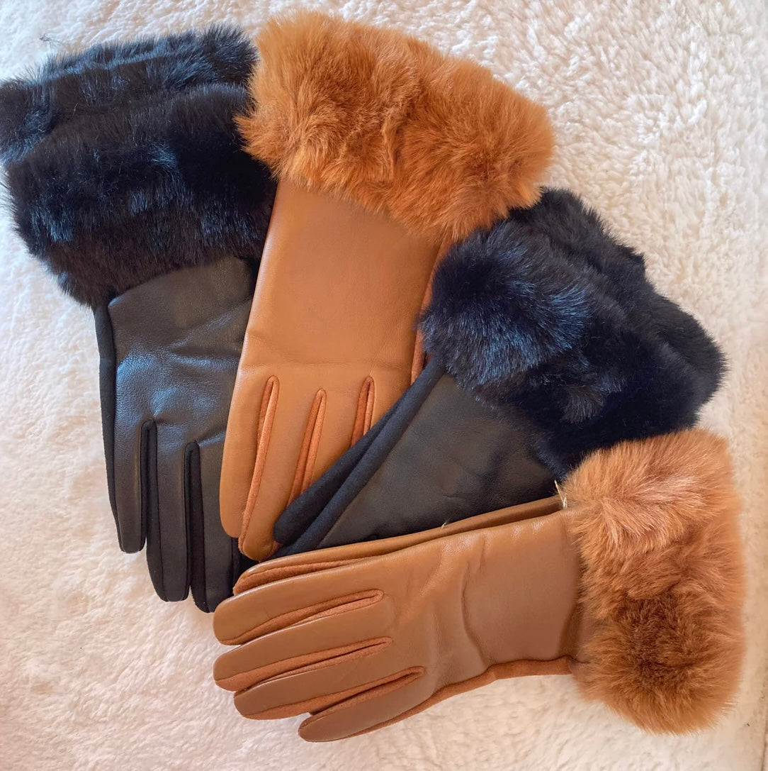 E-Touch Leather Glove