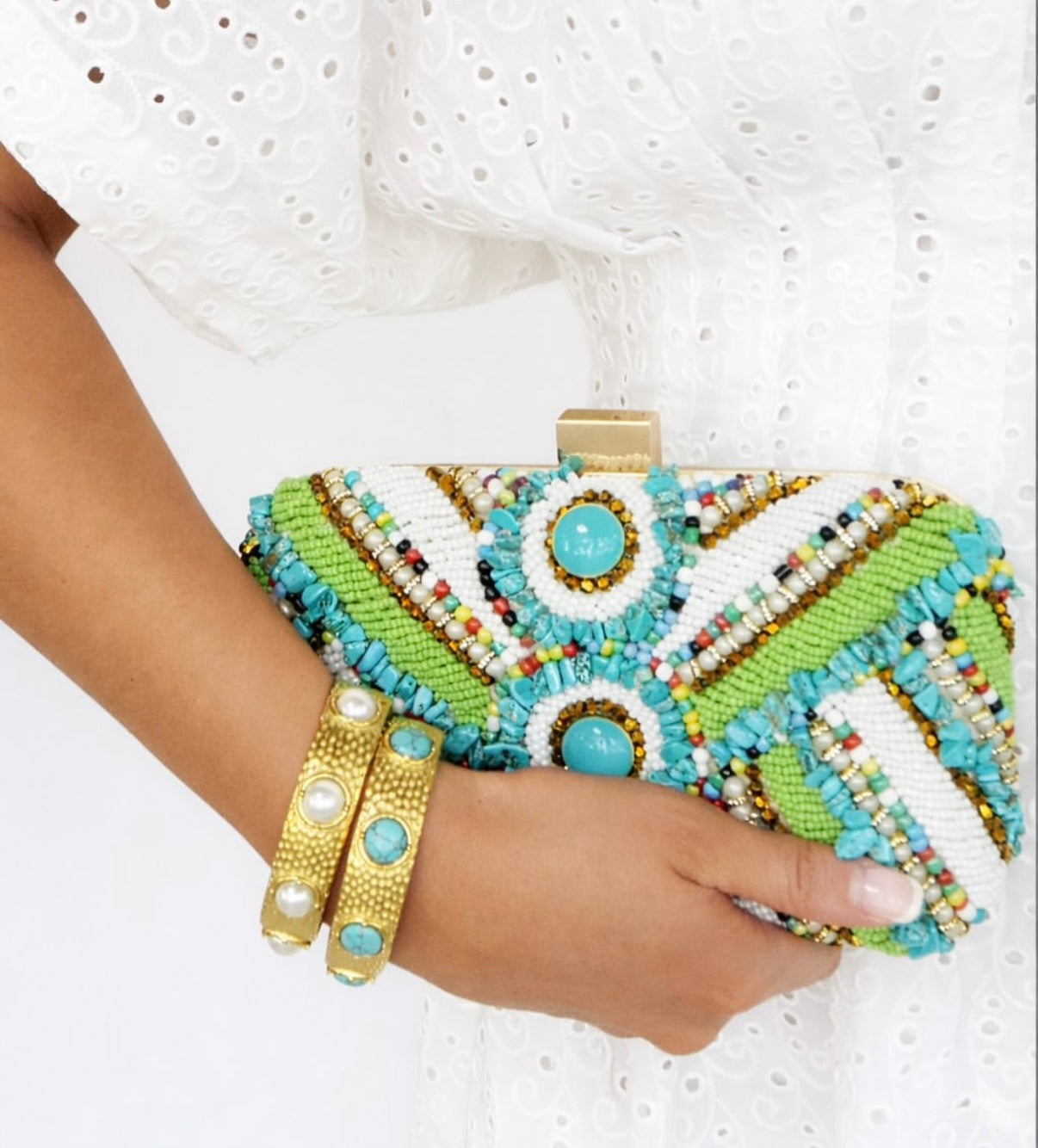 Taos Beaded Clutch
