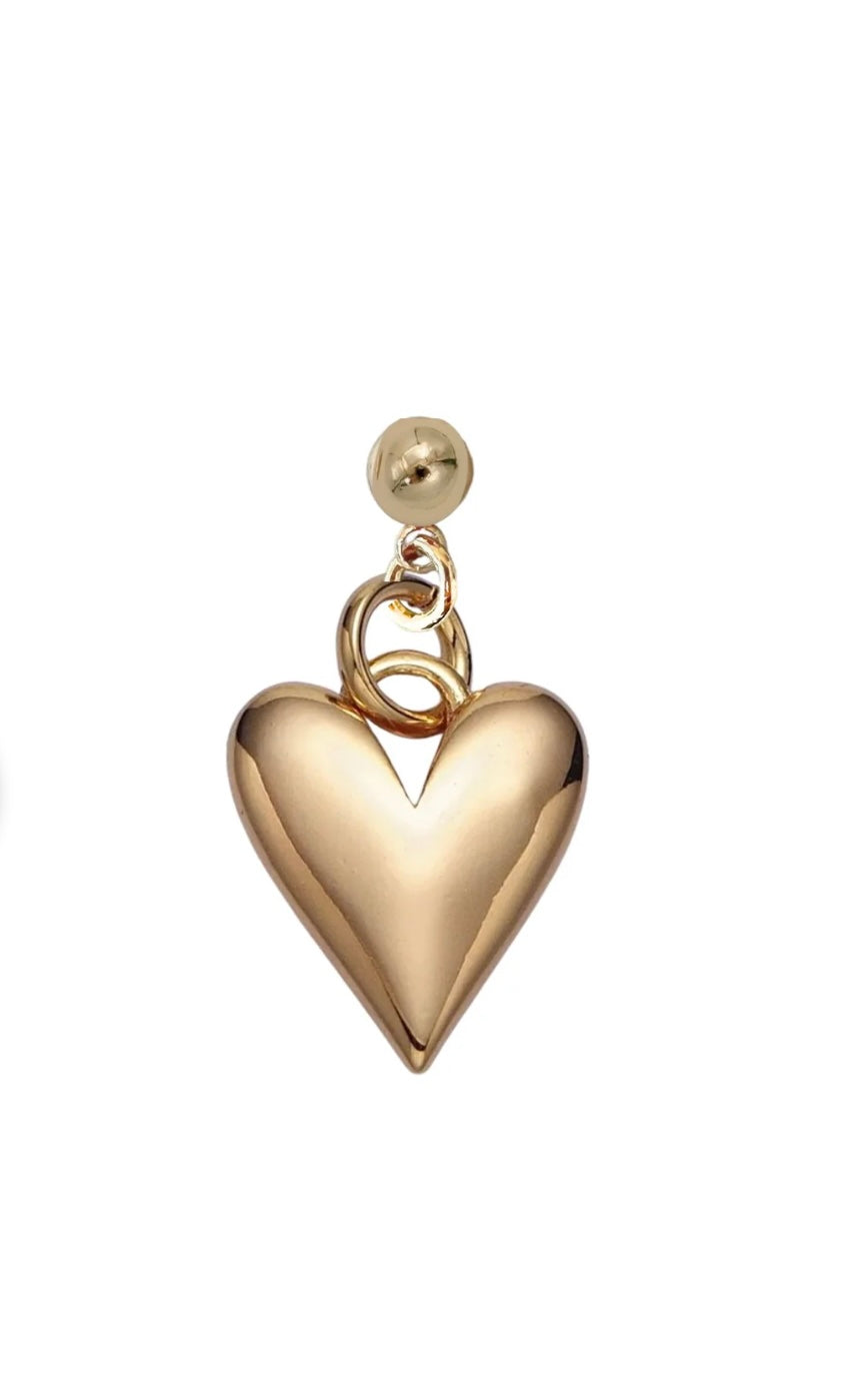 Vintage Heart Drop Charm