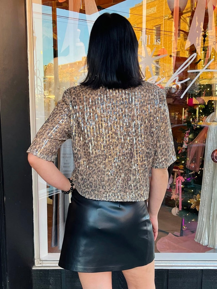 Savanah Sequin Top