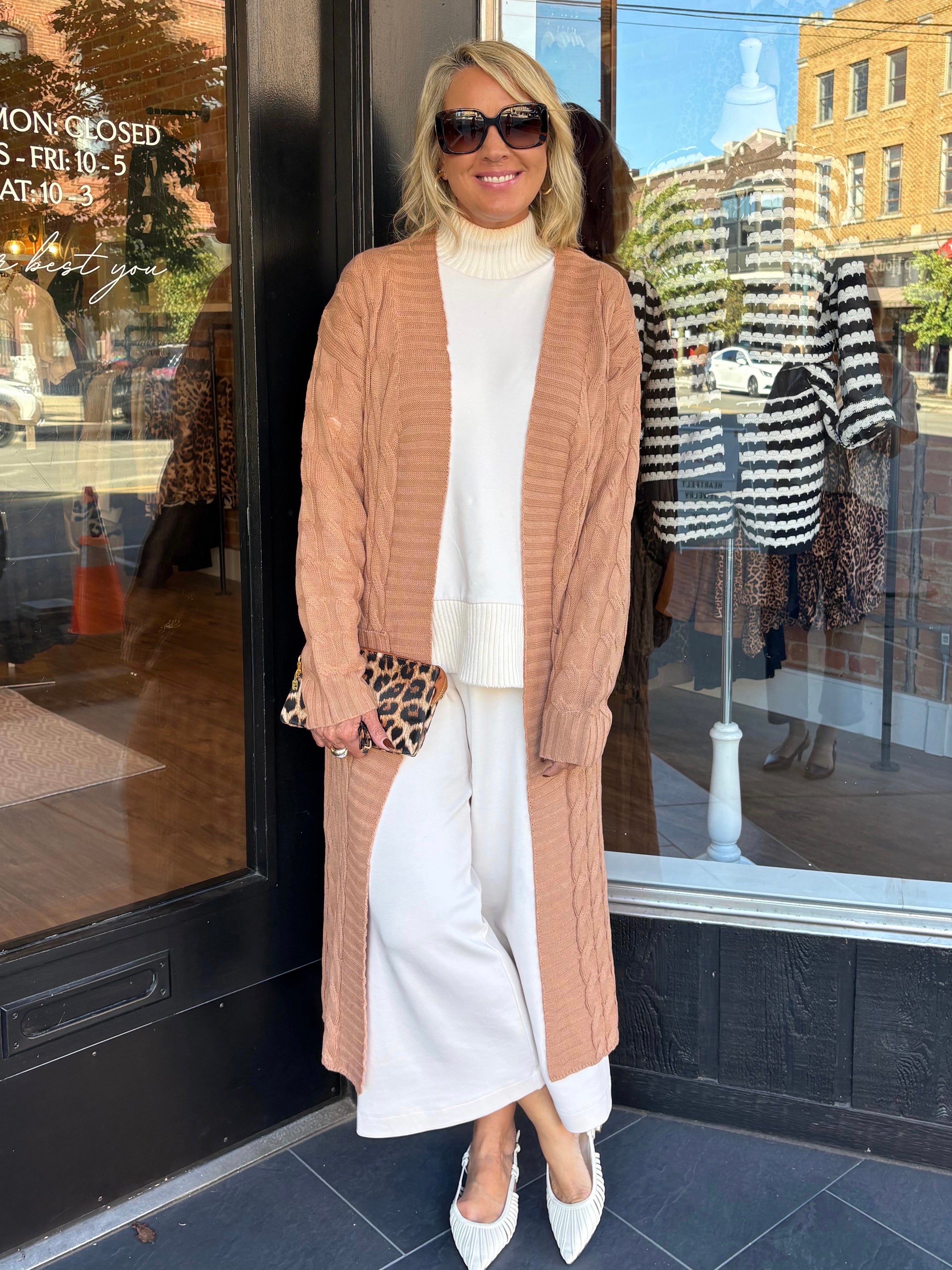 Marlow Cable Cardigan