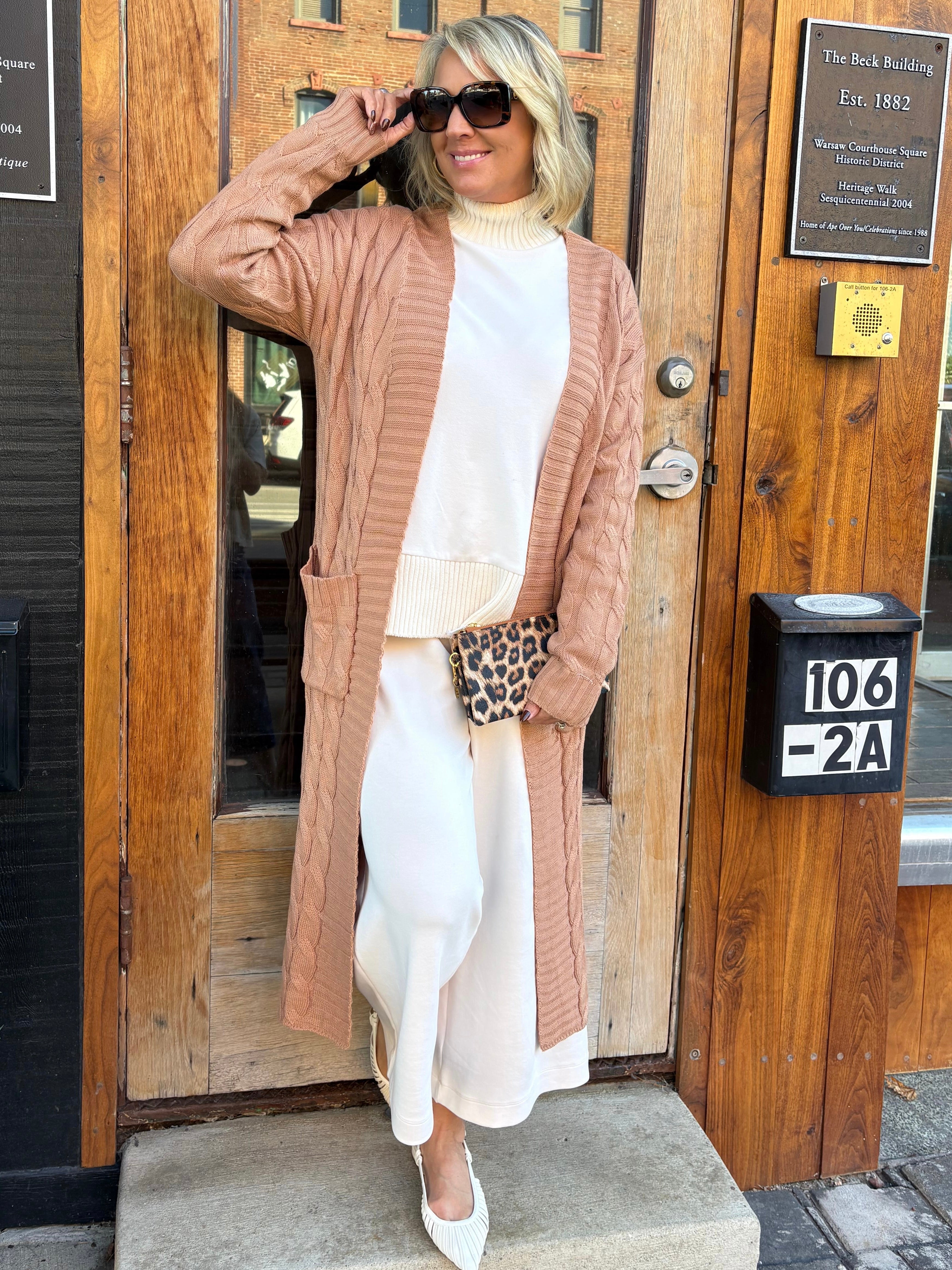 Marlow Cable Cardigan