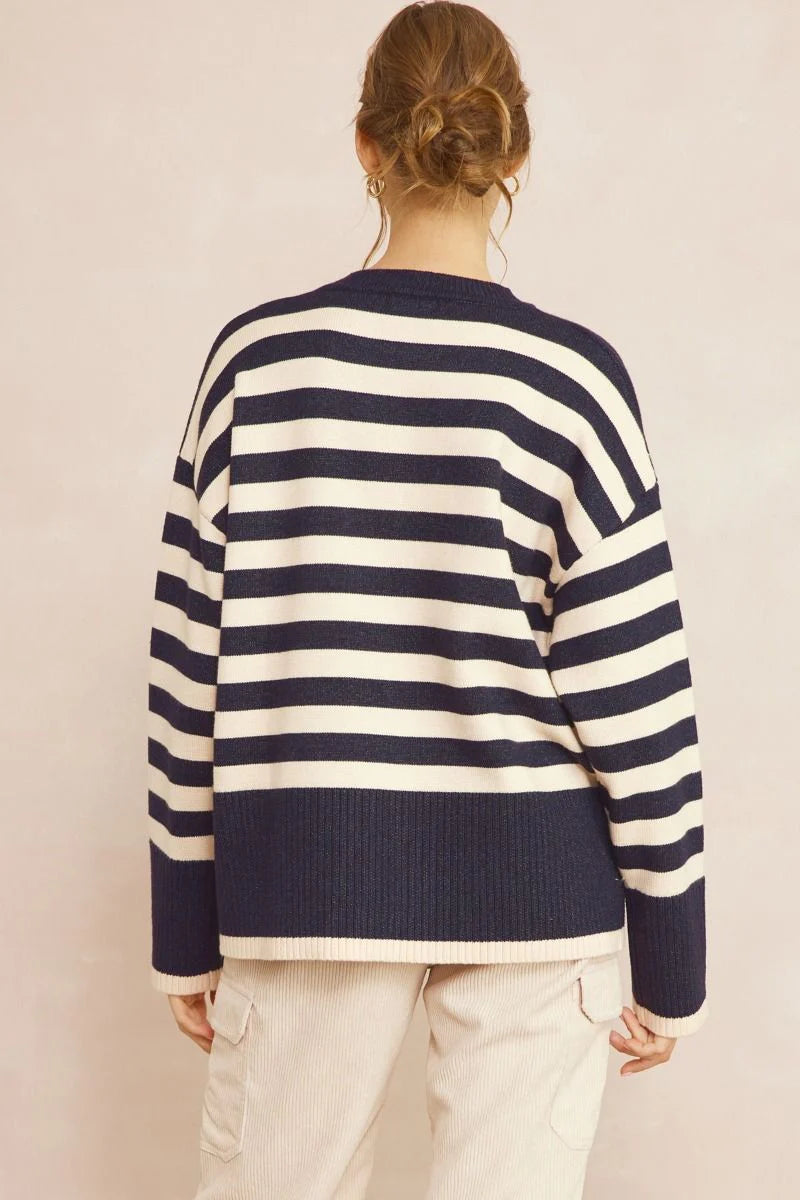 Oversized Striped Sweater