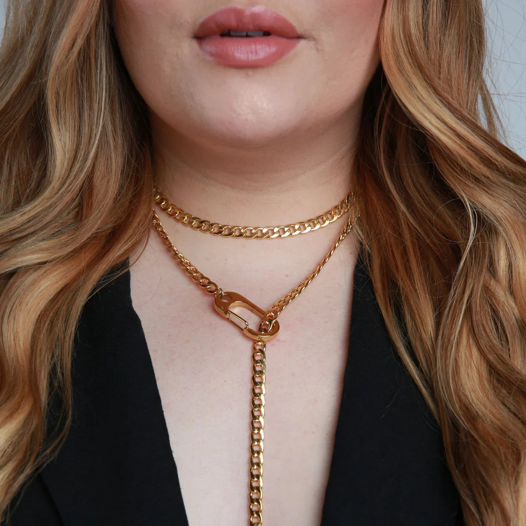 Gold Long Chain Necklace