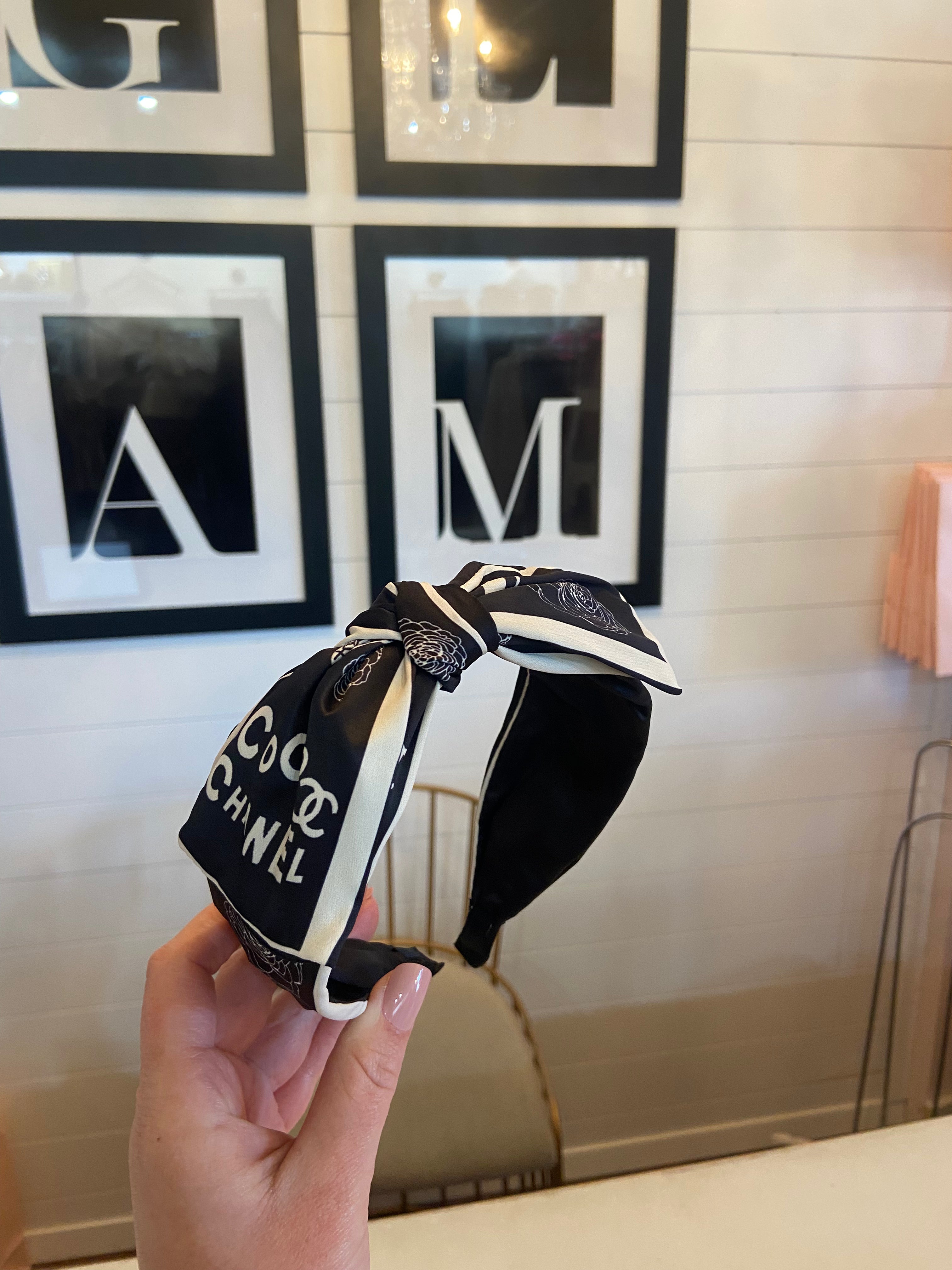 LV Black Headband