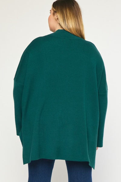 PLUS Hunter Green Sweater