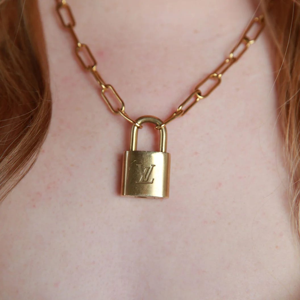 Louis Vuitton Lock Necklace