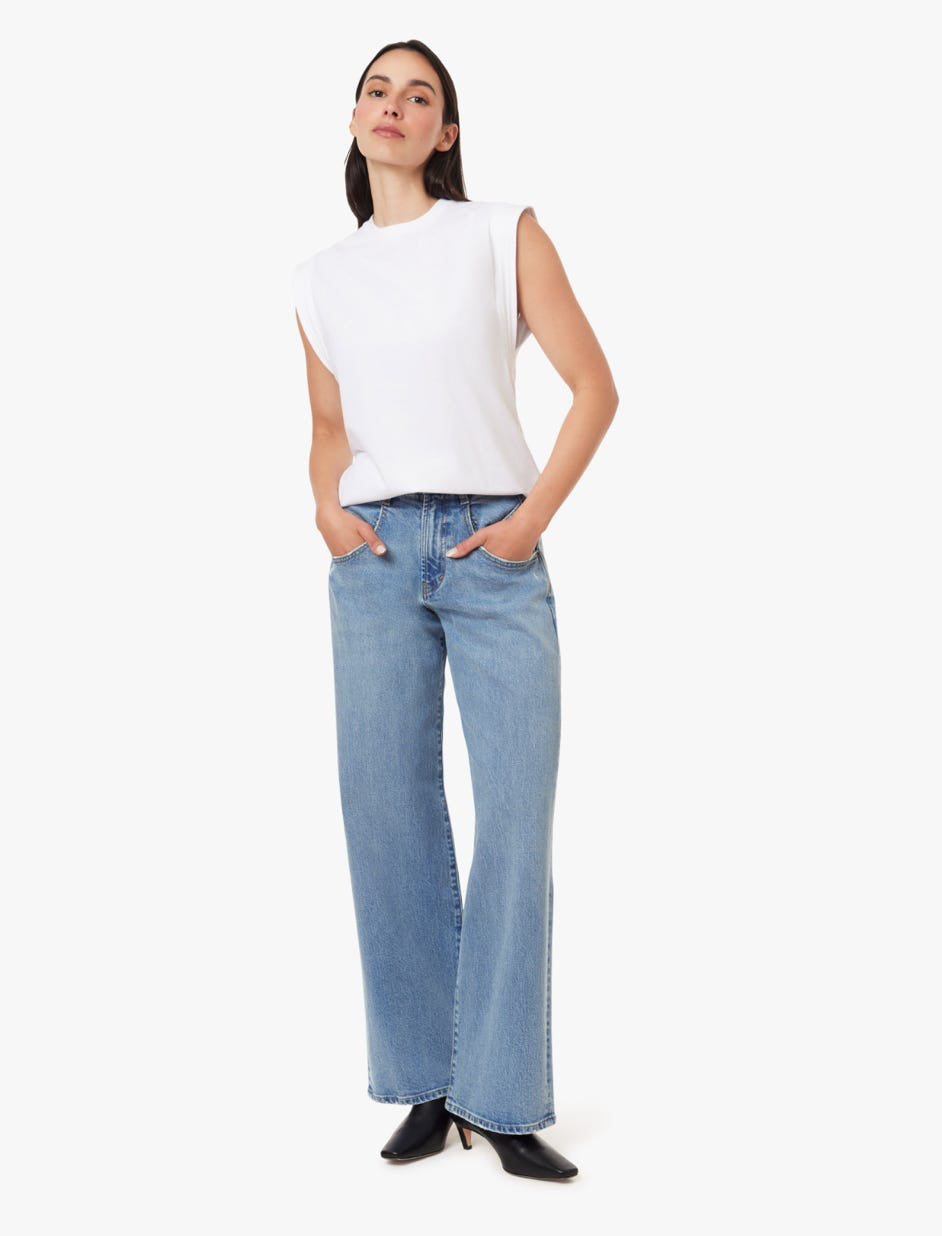 Blaine High Rise Straight Jeans