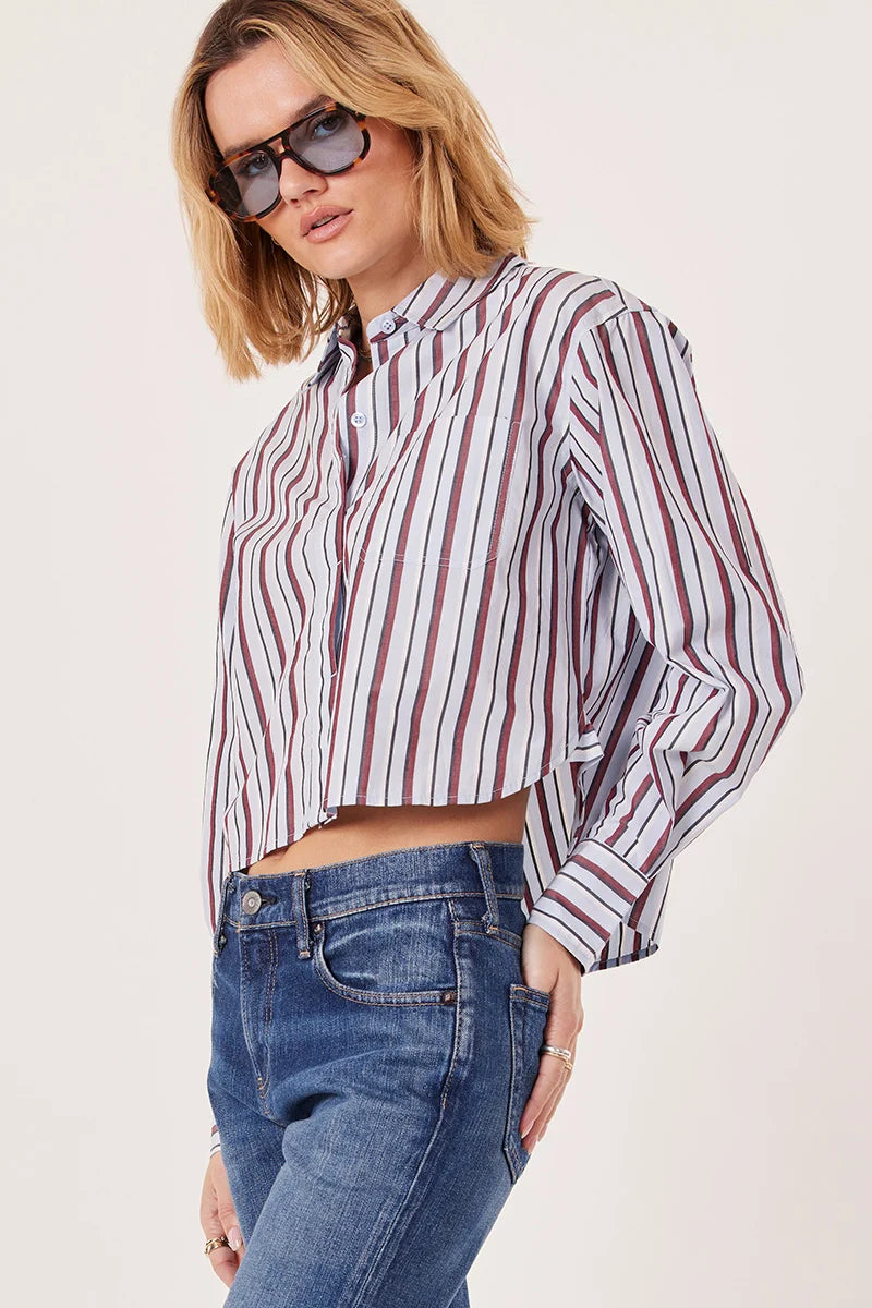June Cropped Button Up