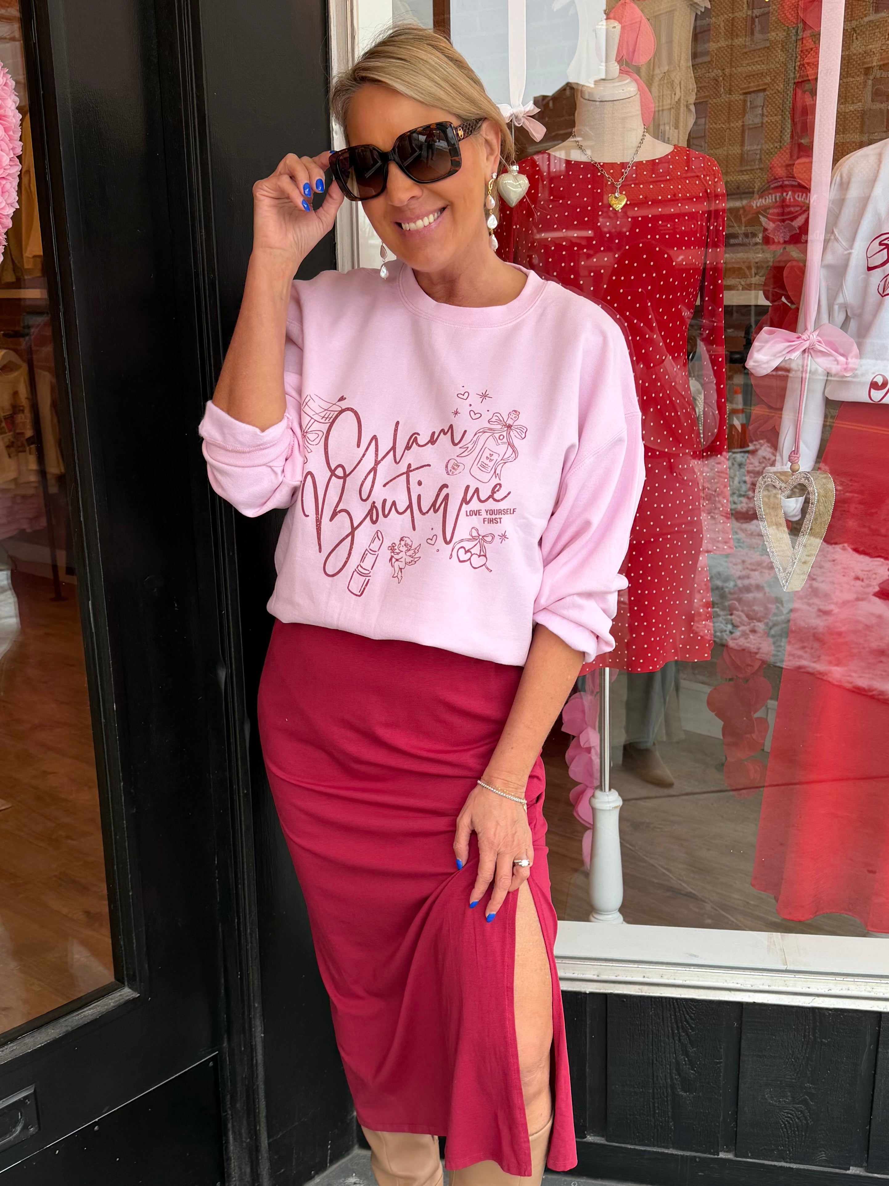 Love Yourself First Custom Sweatshirt