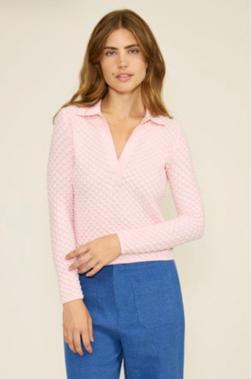Jill Polo Long Sleeve Top