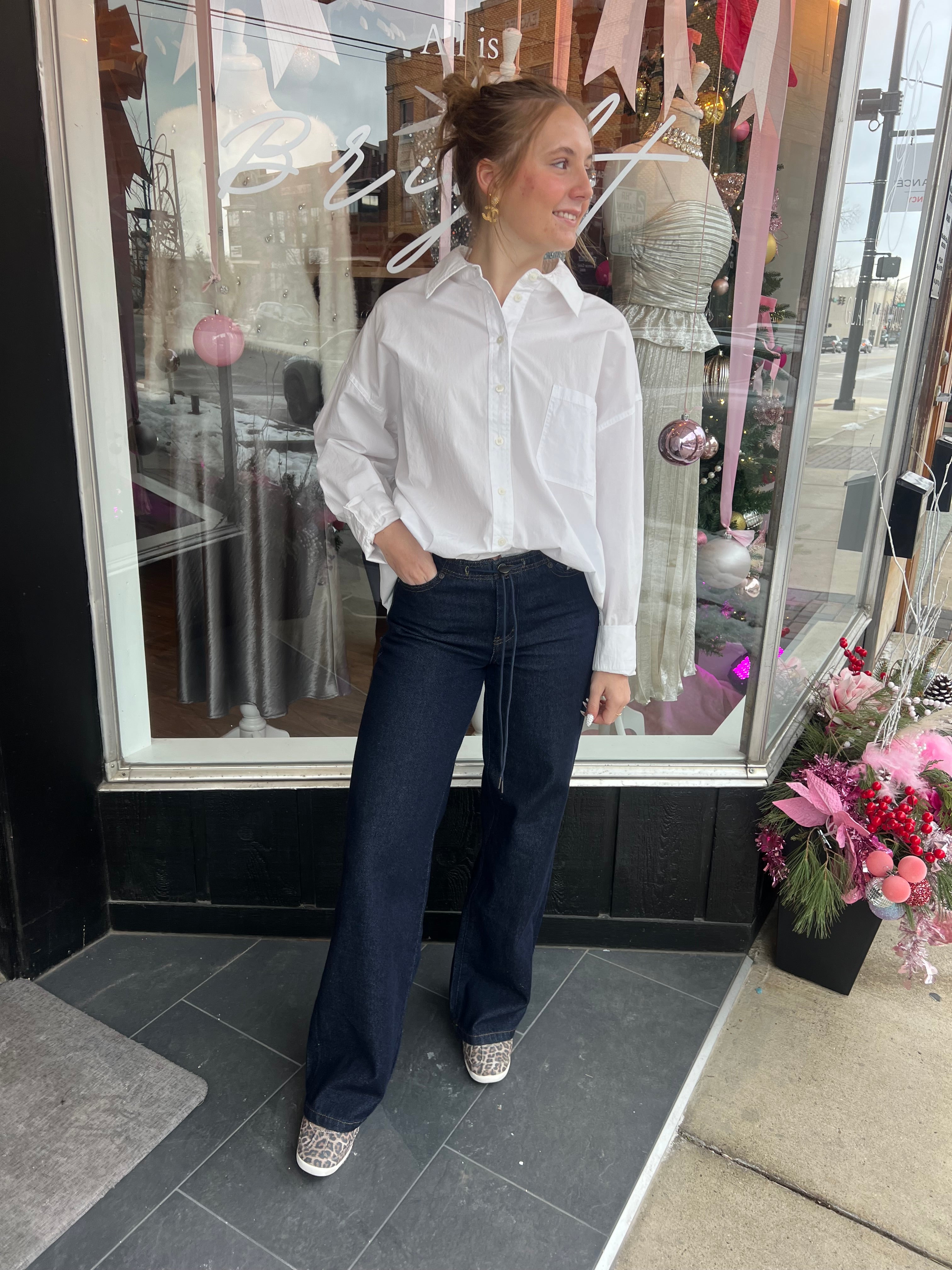 Harper Oversized Button Down