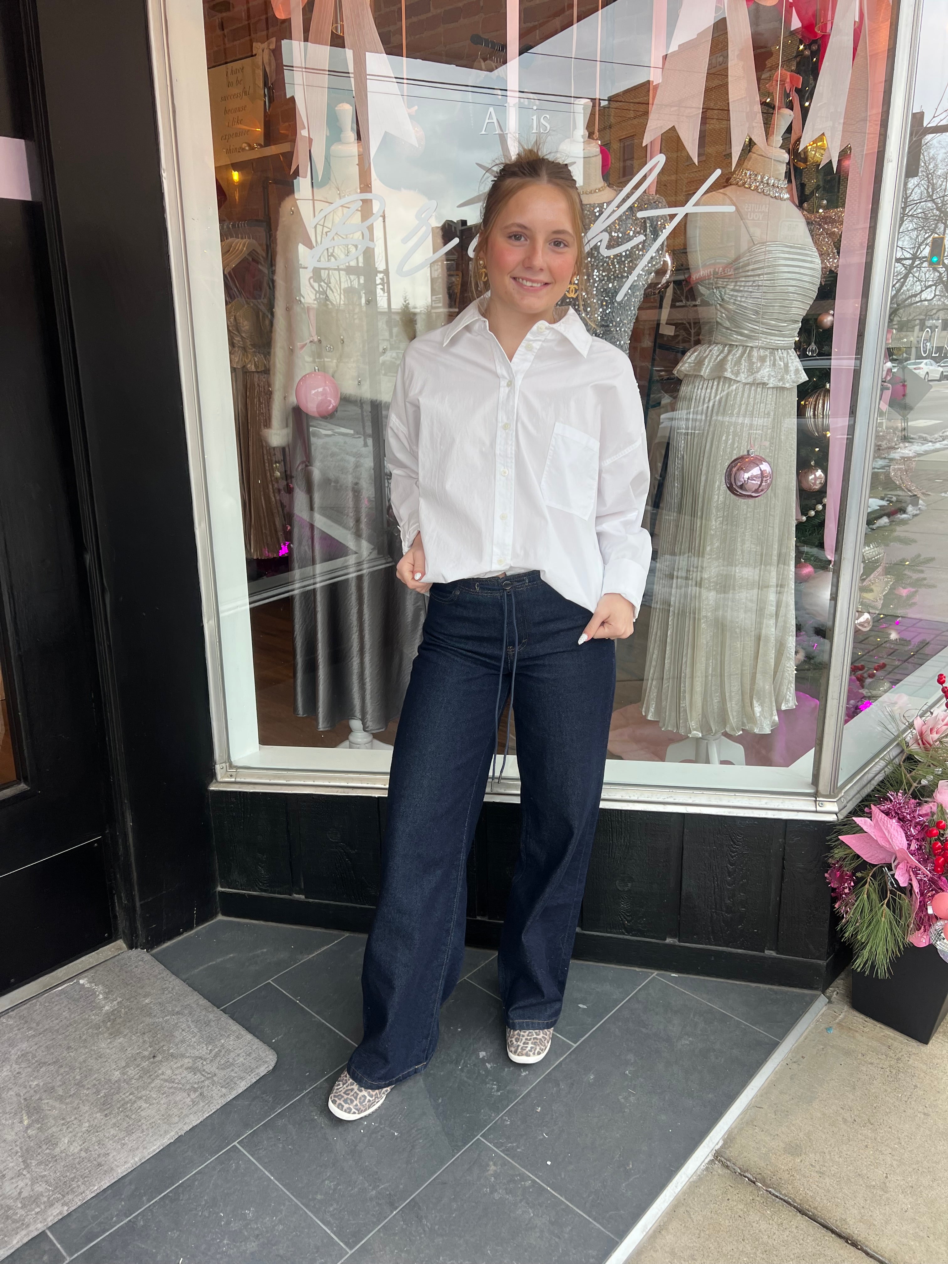 Harper Oversized Button Down