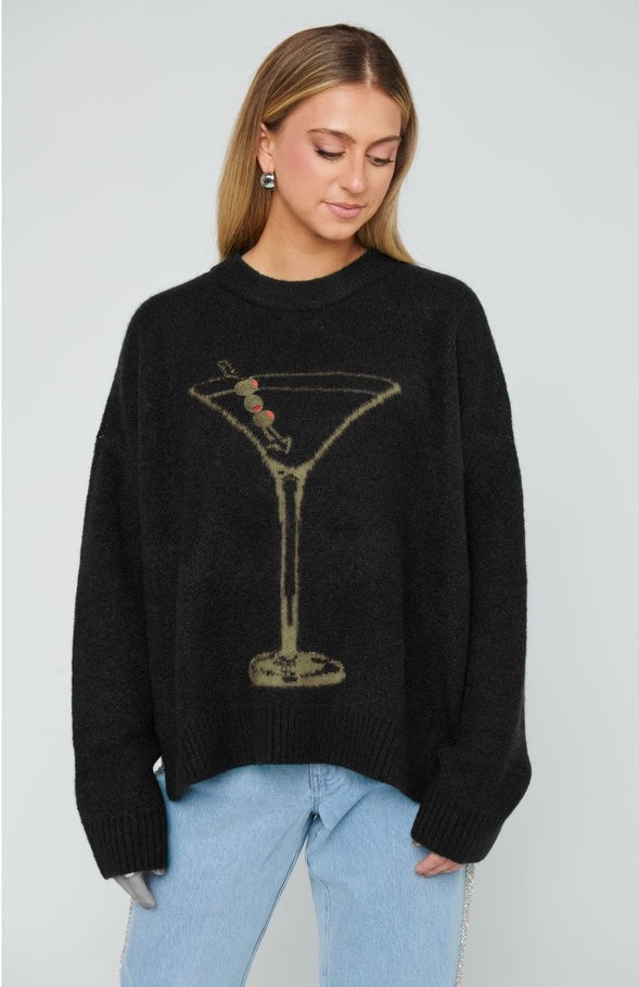 Settle In Sweater Dirty Martini Knit