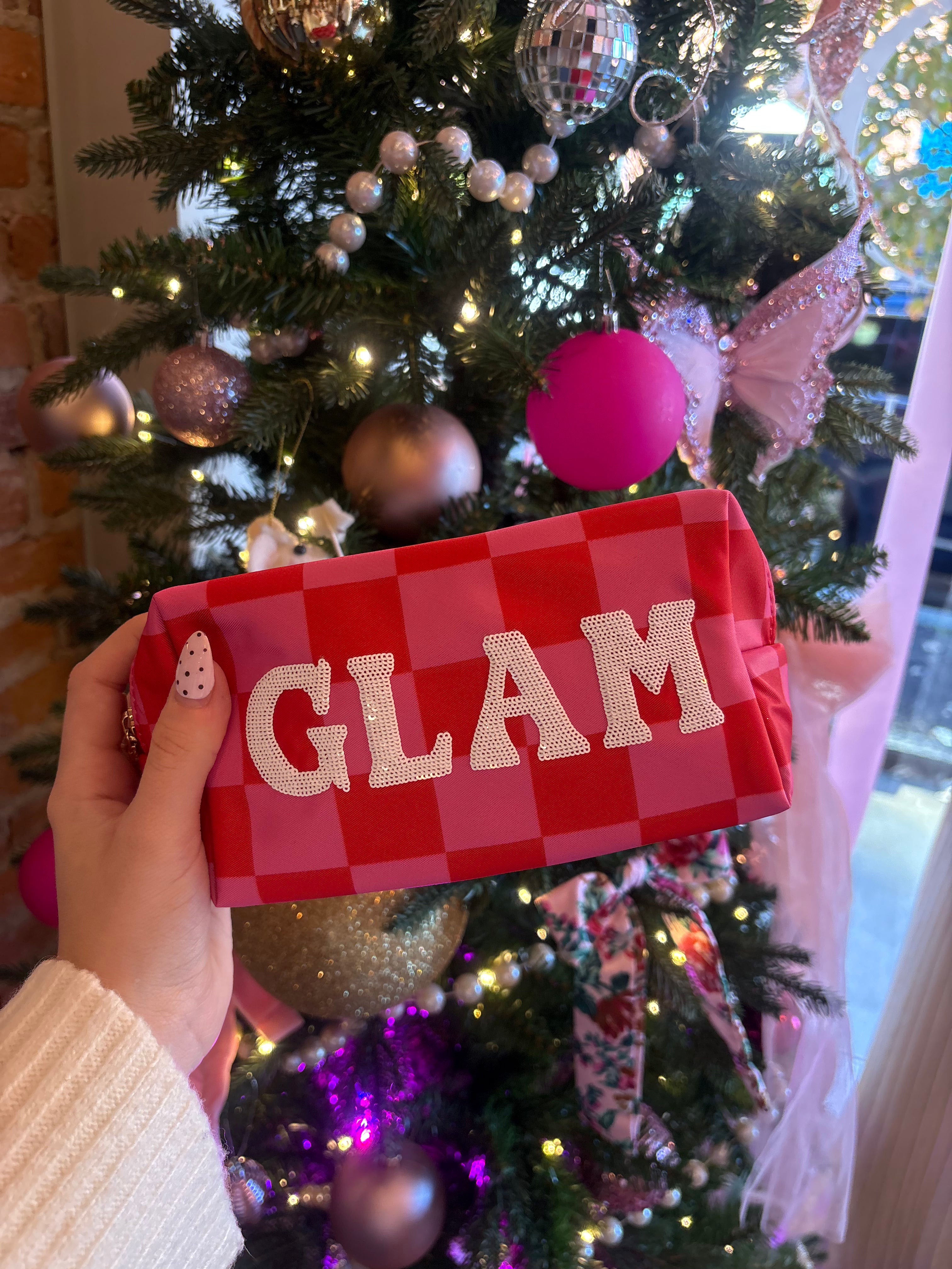 Gingham GLAM Mini Travel Bag