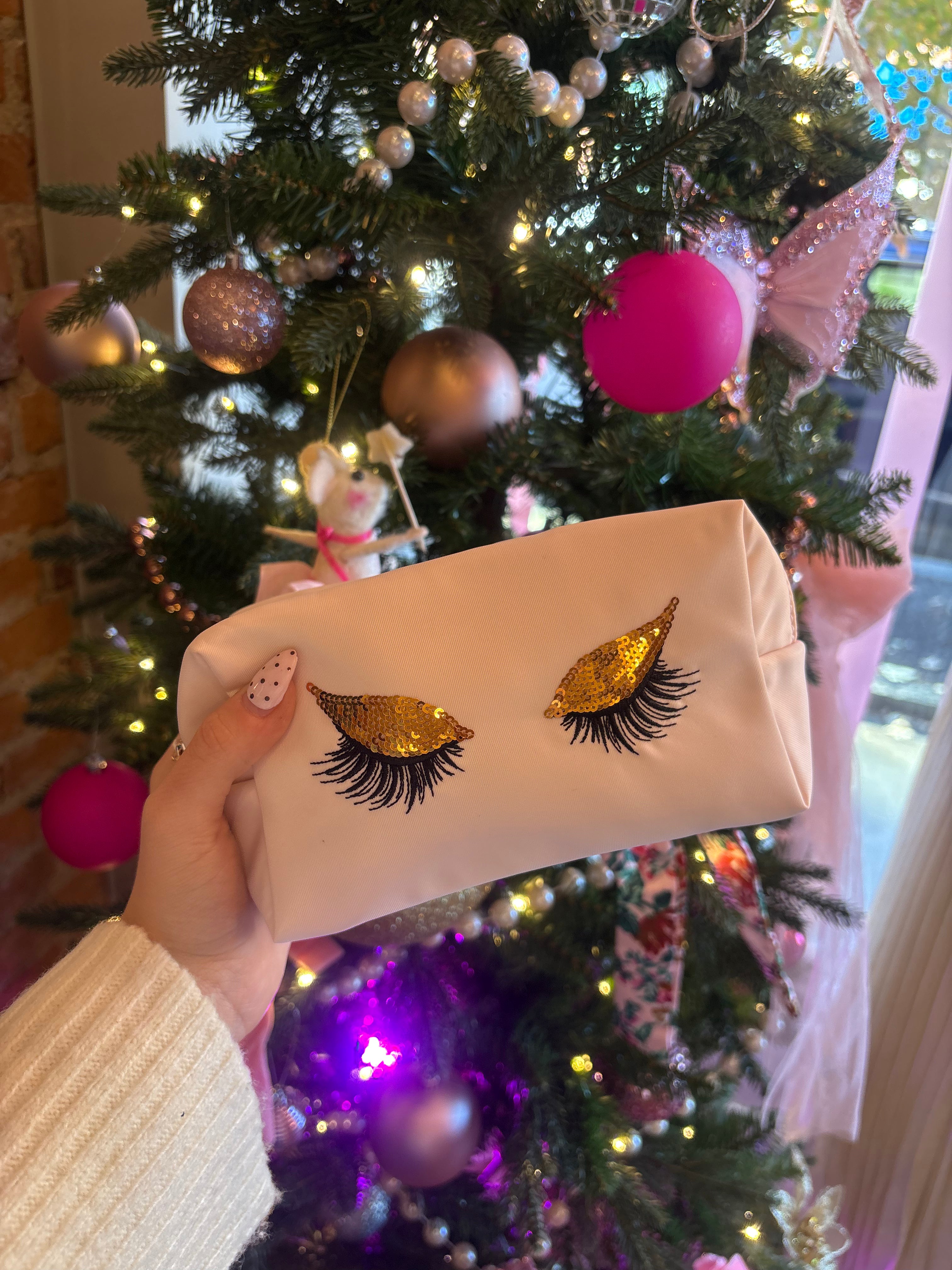 Glitter Eye Mini Travel Bag