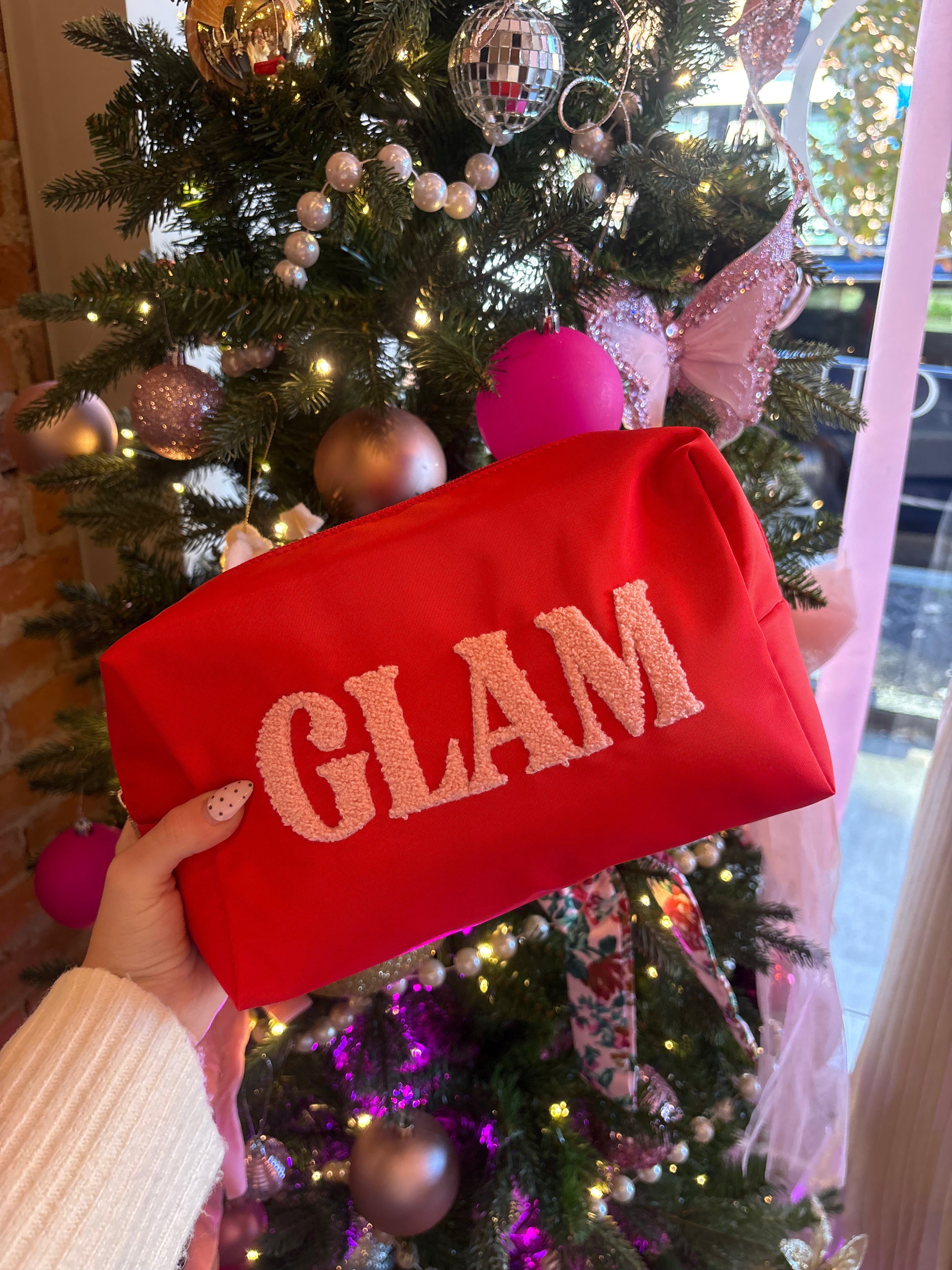 Red Glam Travel Bag