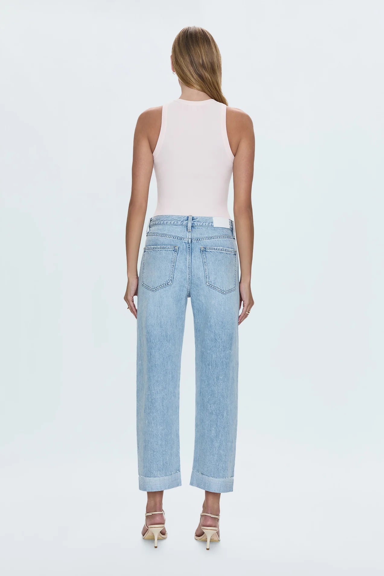 Kacey Mid Rise Cuffed Boyfriend Jean