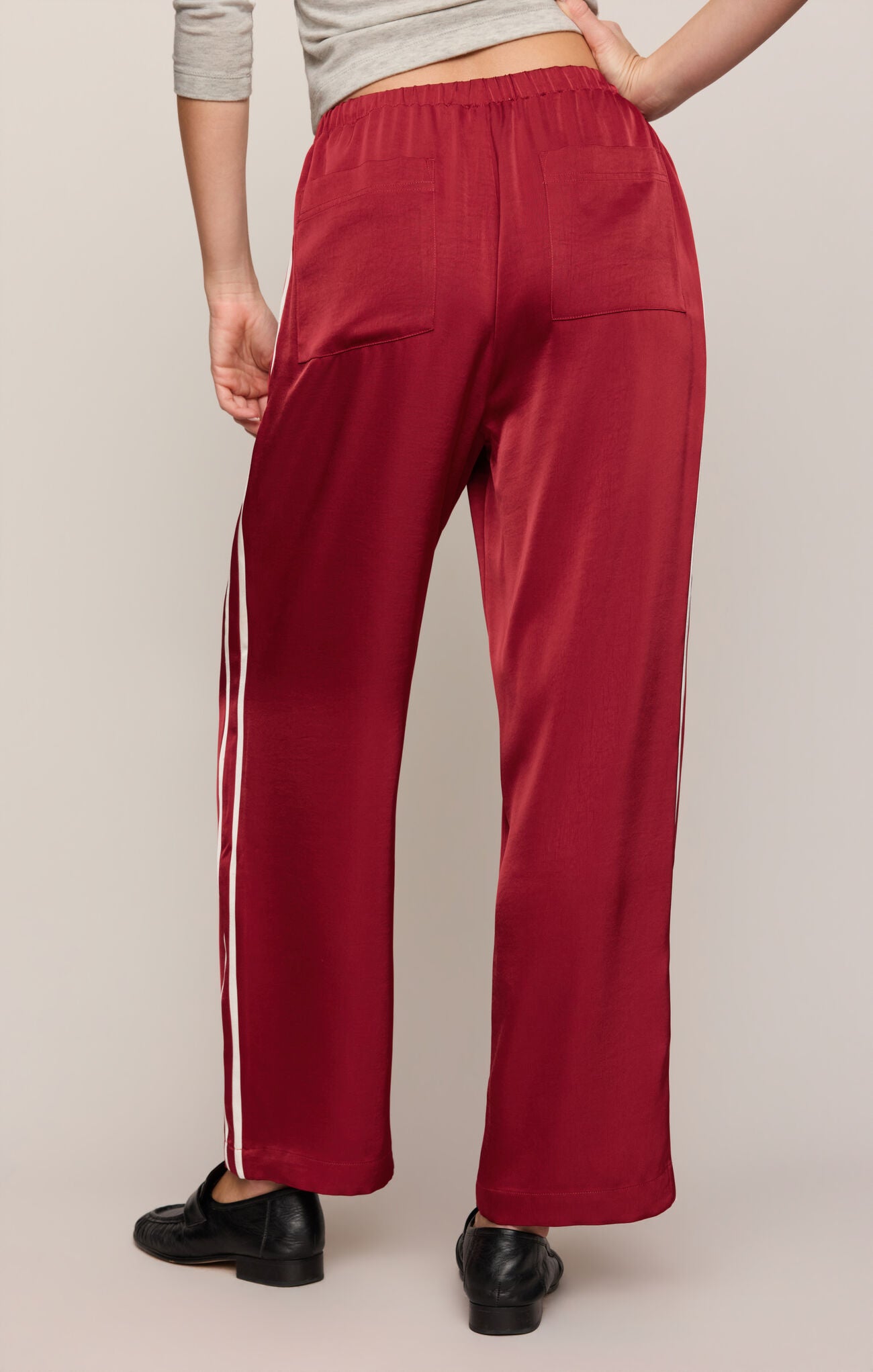 In Stride Satin Track Pant