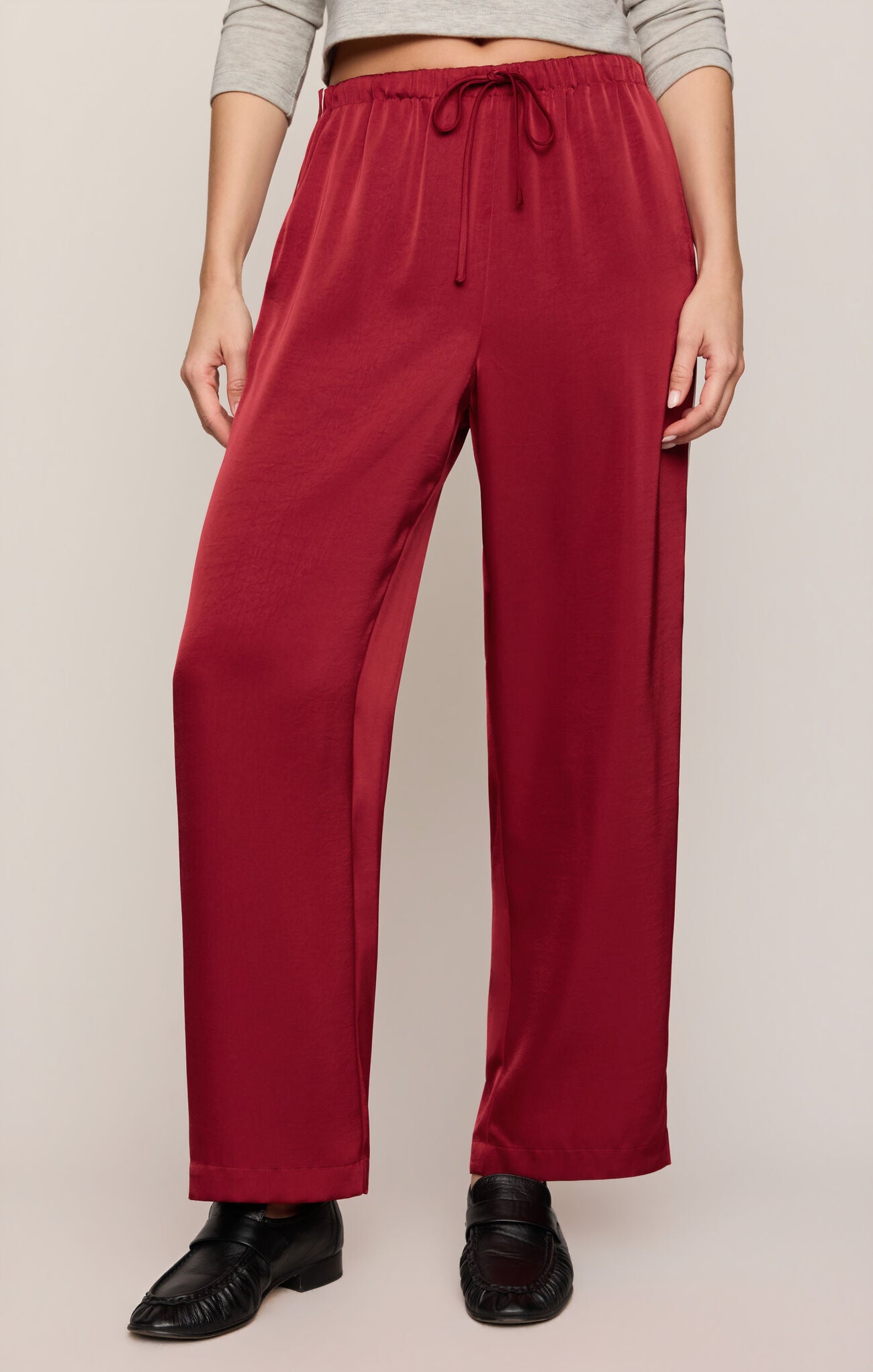 In Stride Satin Track Pant
