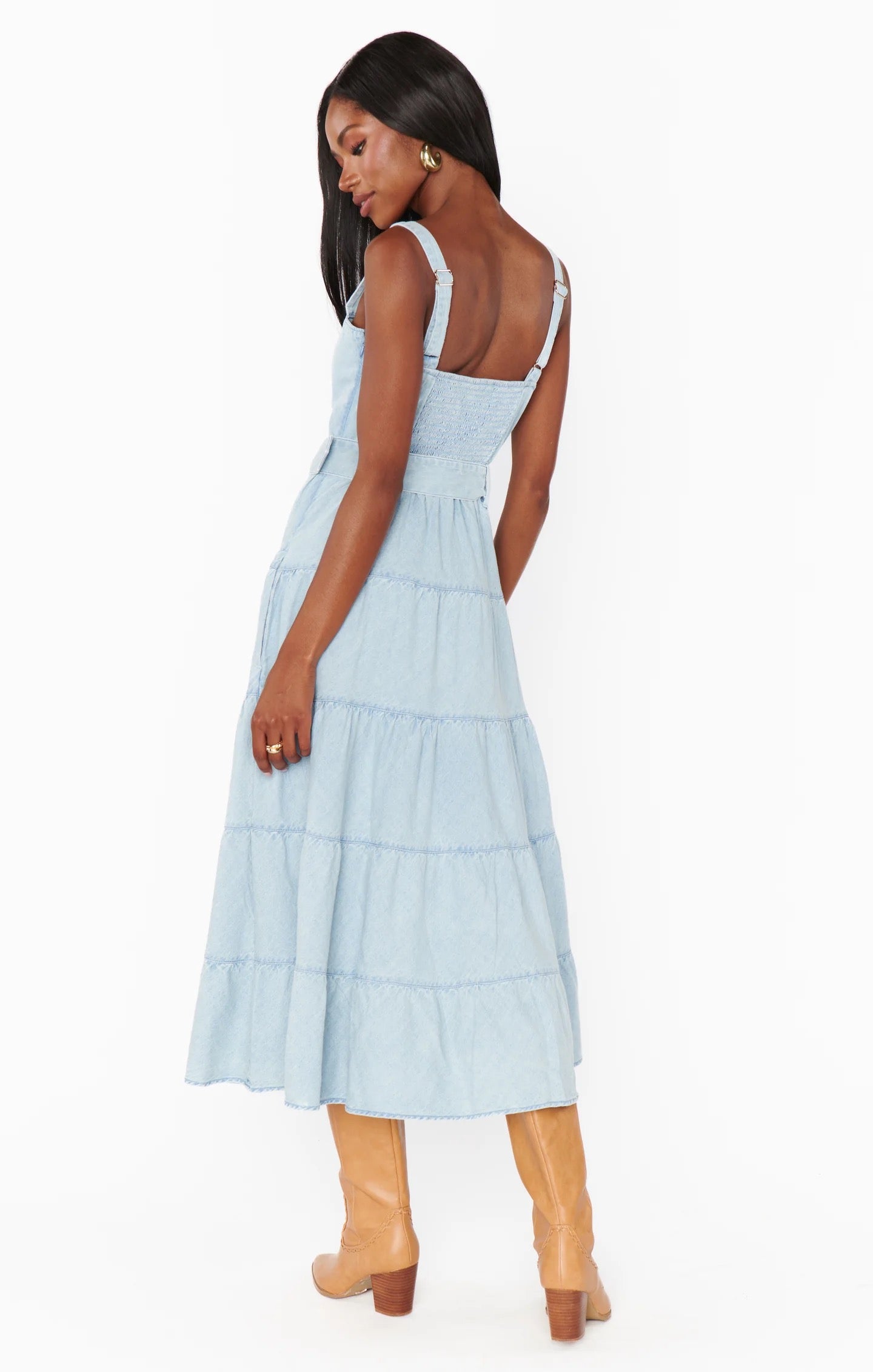 Lainey Midi Dress Dew Drop