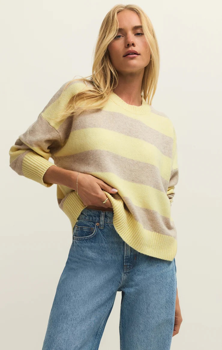 Cirrus Stripe Sweater Sunnyside