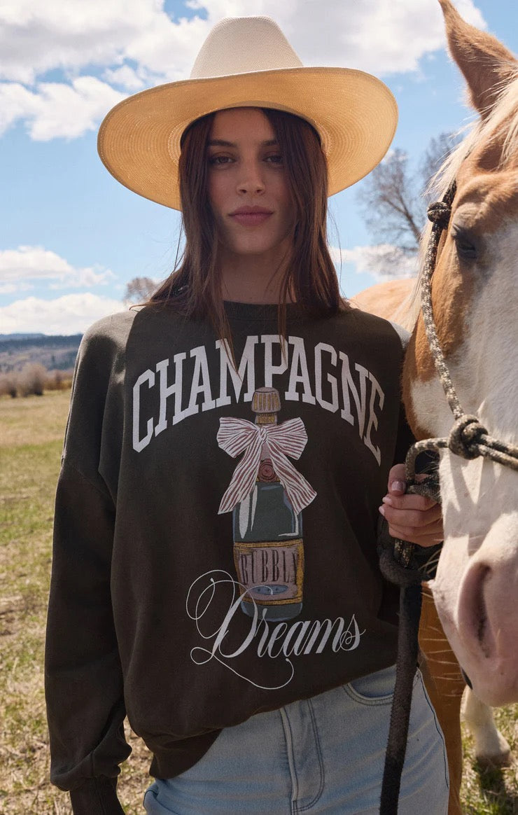 Champagne Dreams Sunday Sweatshirt