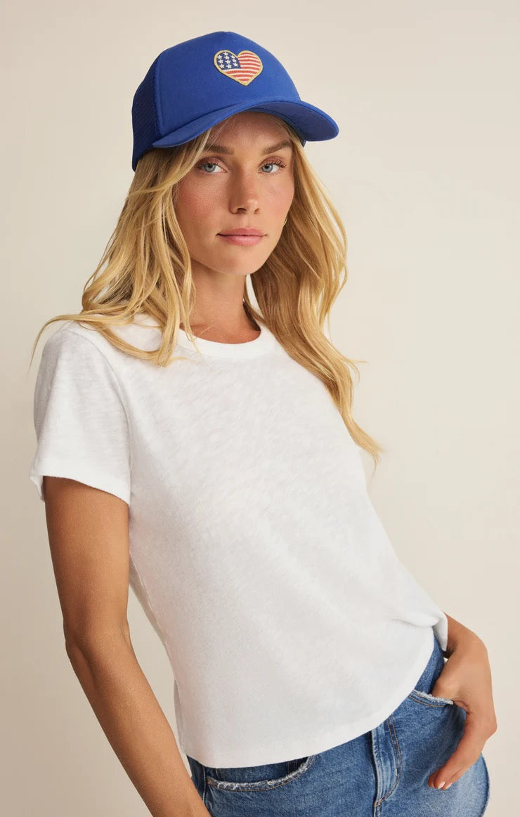 Heart Flag Trucker Hat