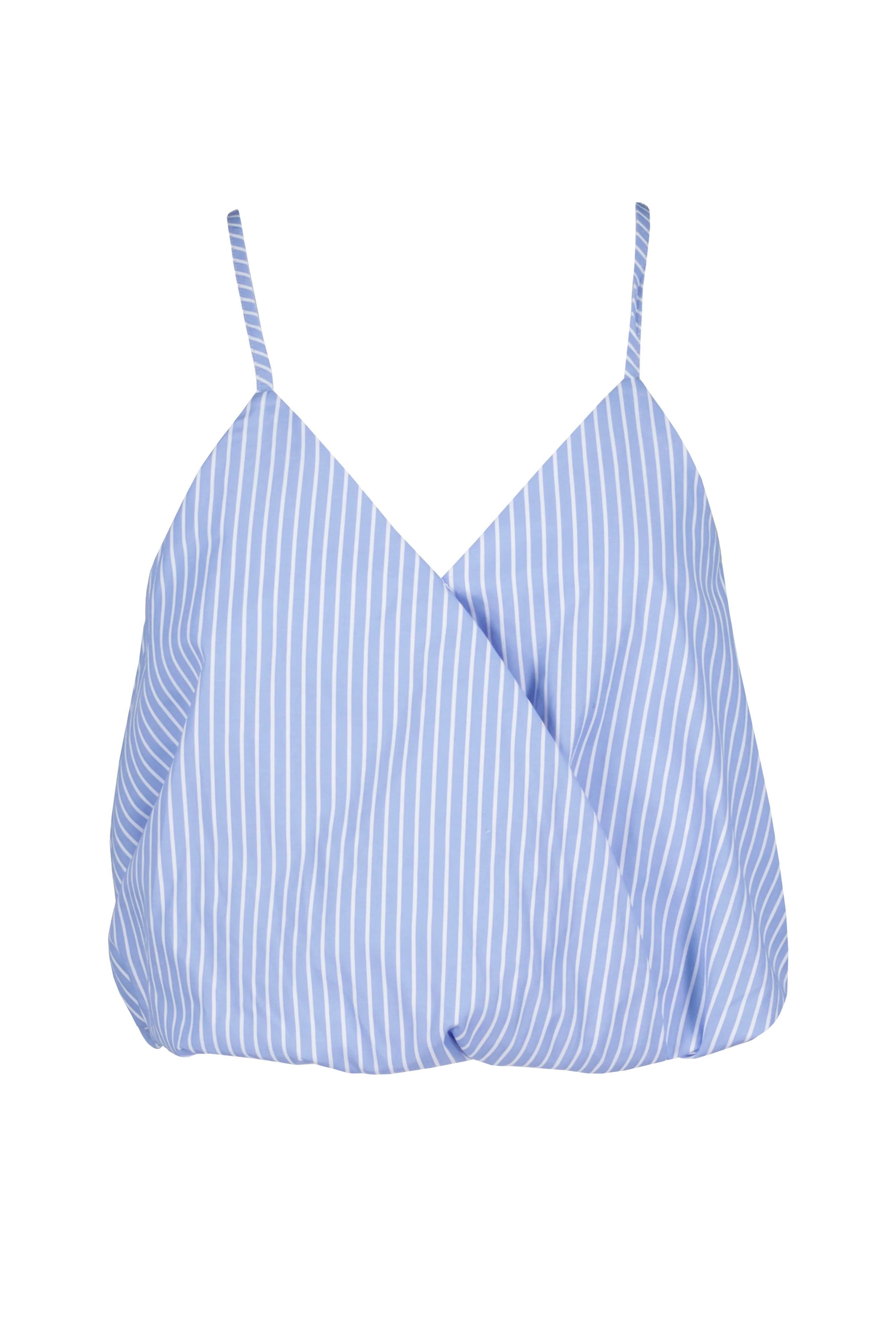 Summer Poplin Bubble Top