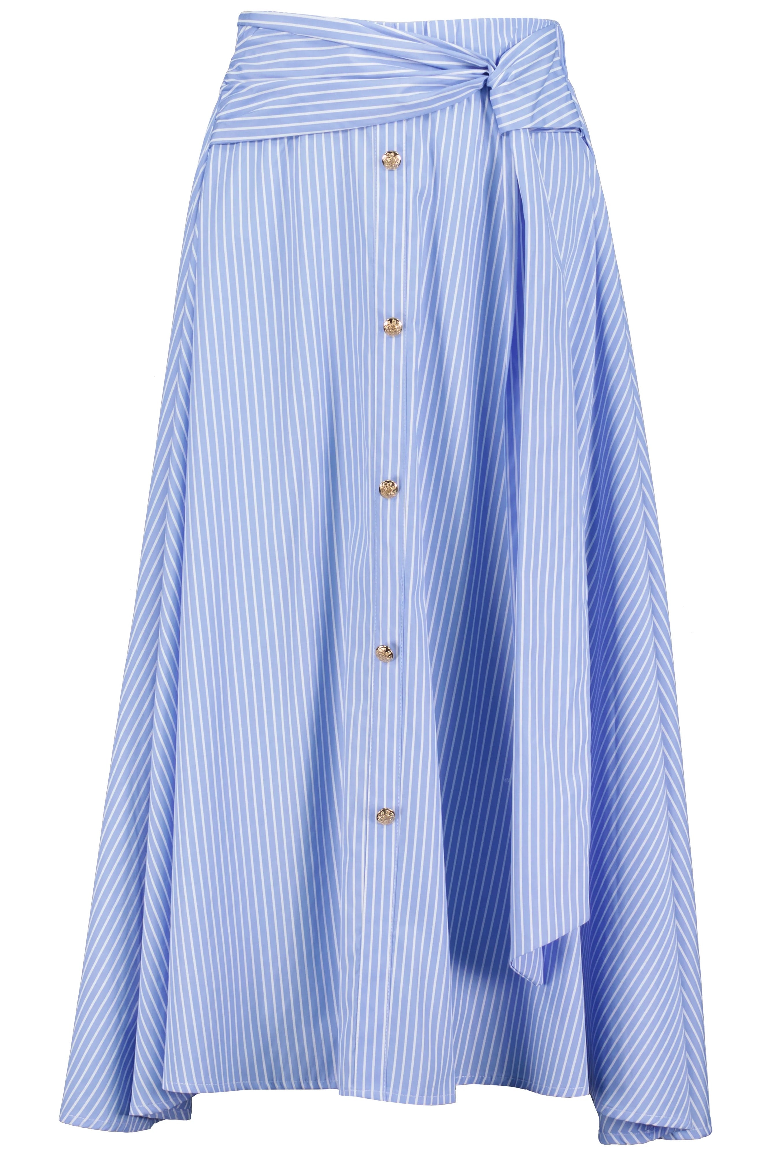 Summer Poplin Midi Skirt