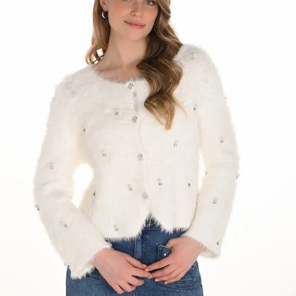 Snowfall Bling Cardigan