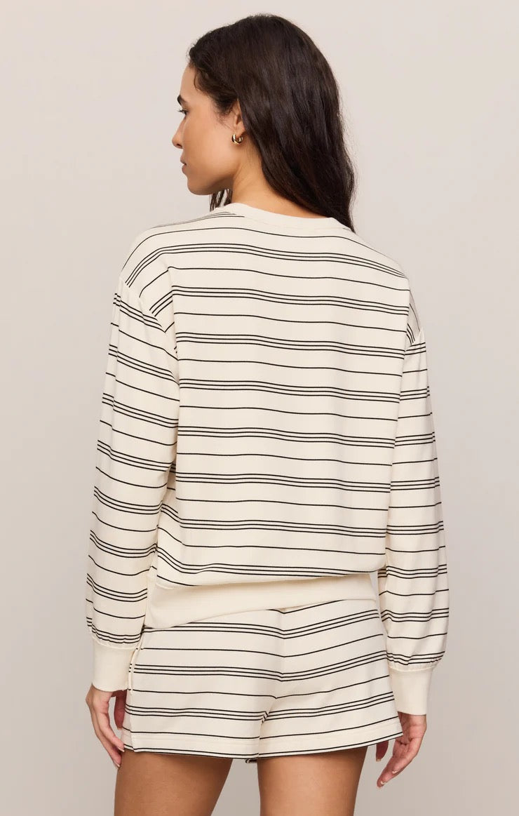 Stand Out Striped Sweatshirt