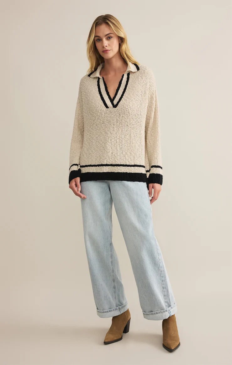 Hammond Polo Sweater Natural