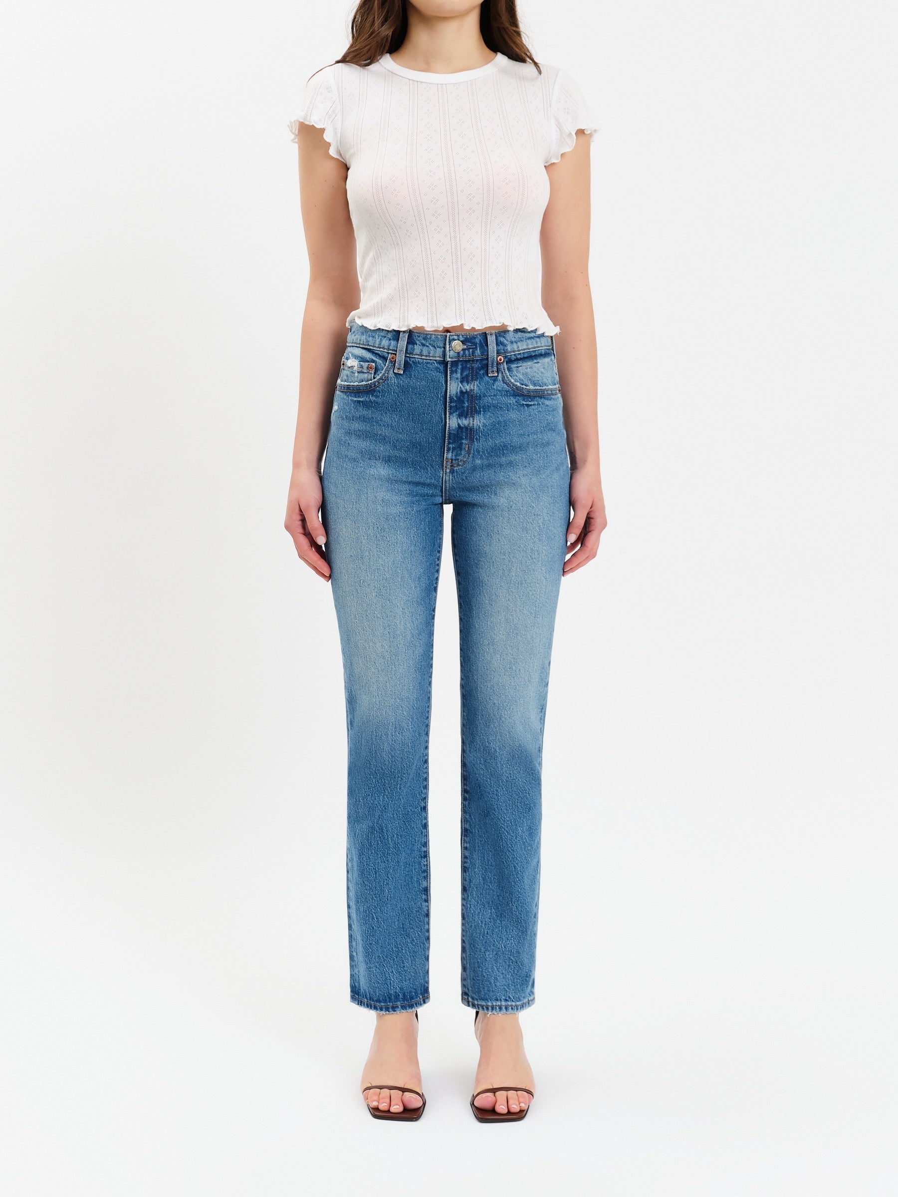 Smarty Pants High Rise Slim Straight