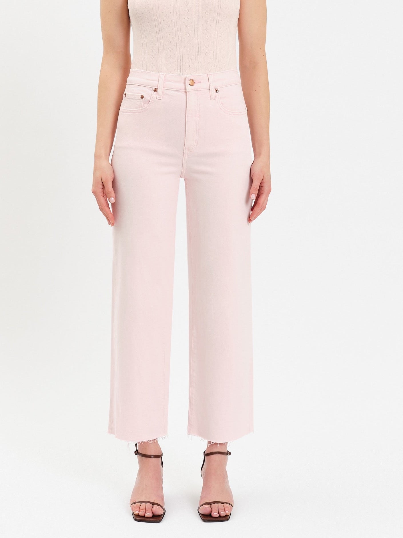 Pleaser High Rise Pink Denim