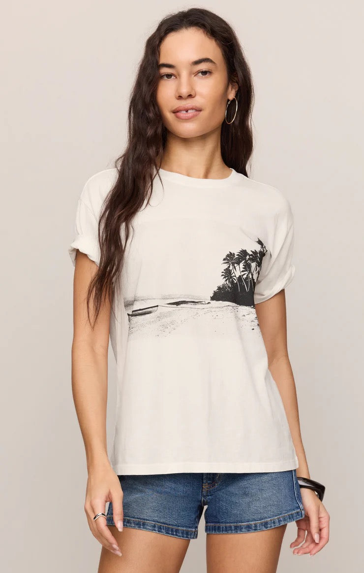 La Playa Boyfriend Tee Sea Salt