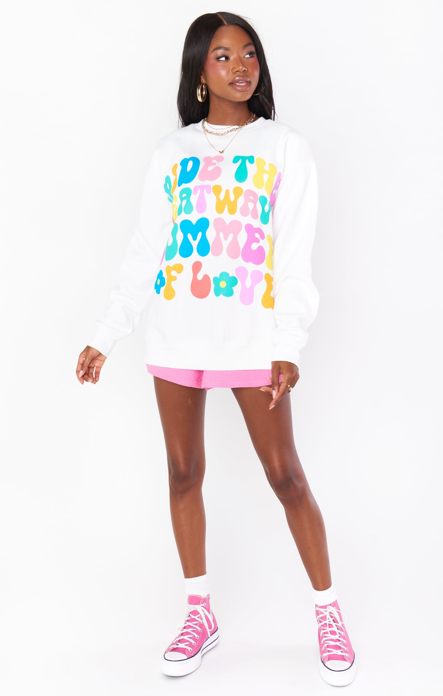 Oversized Summer Love Sweatshirt