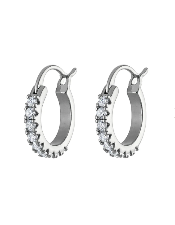 Lane Hoop Mini Silver