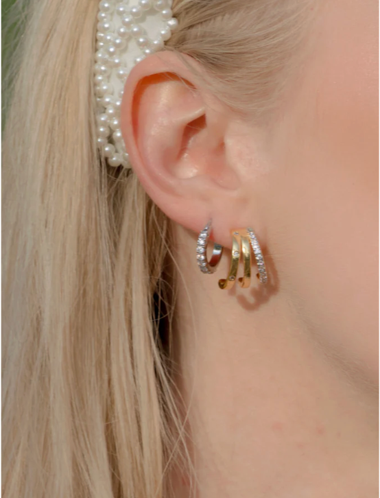 Lane Hoop Mini Silver