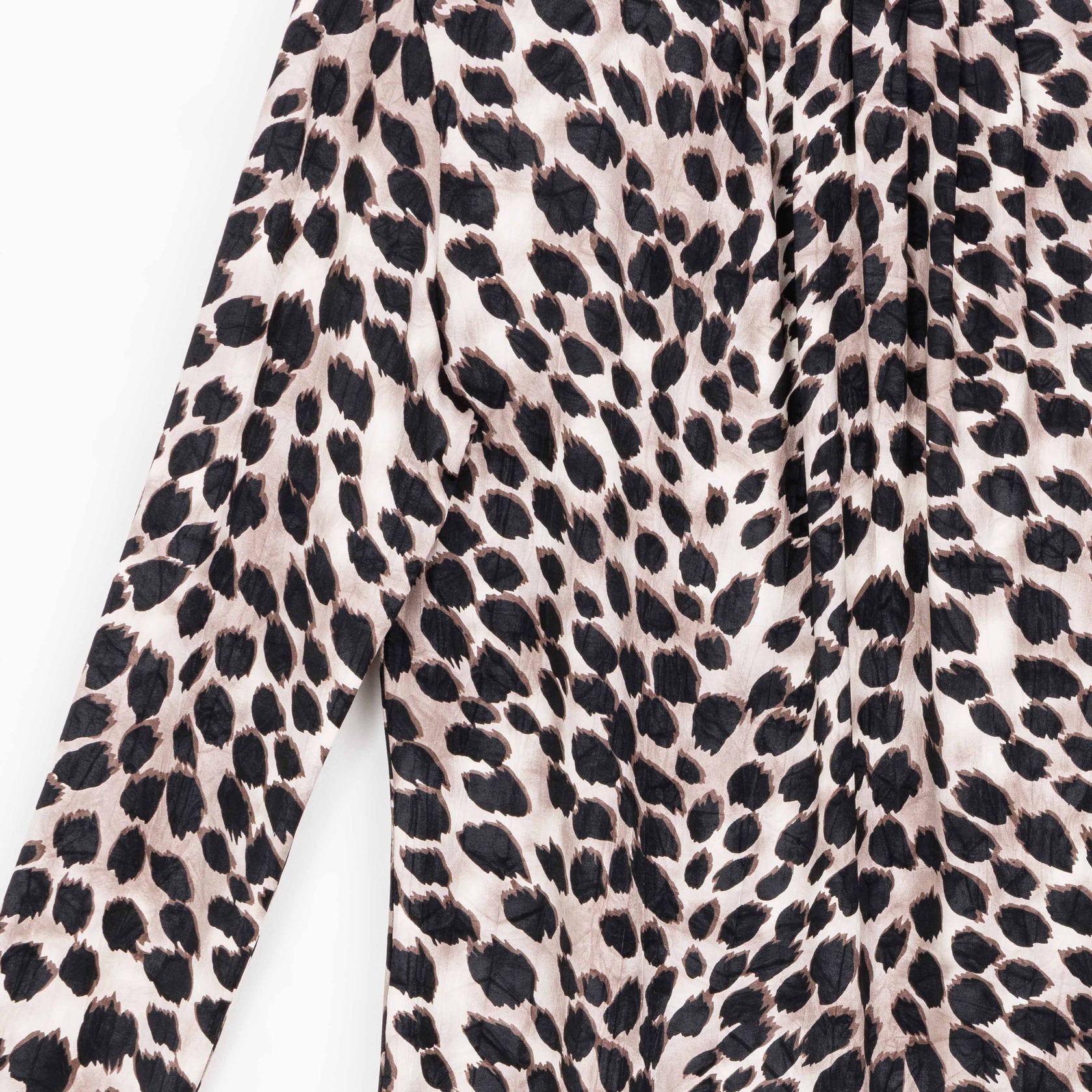 Cheetah Mock Neck Top