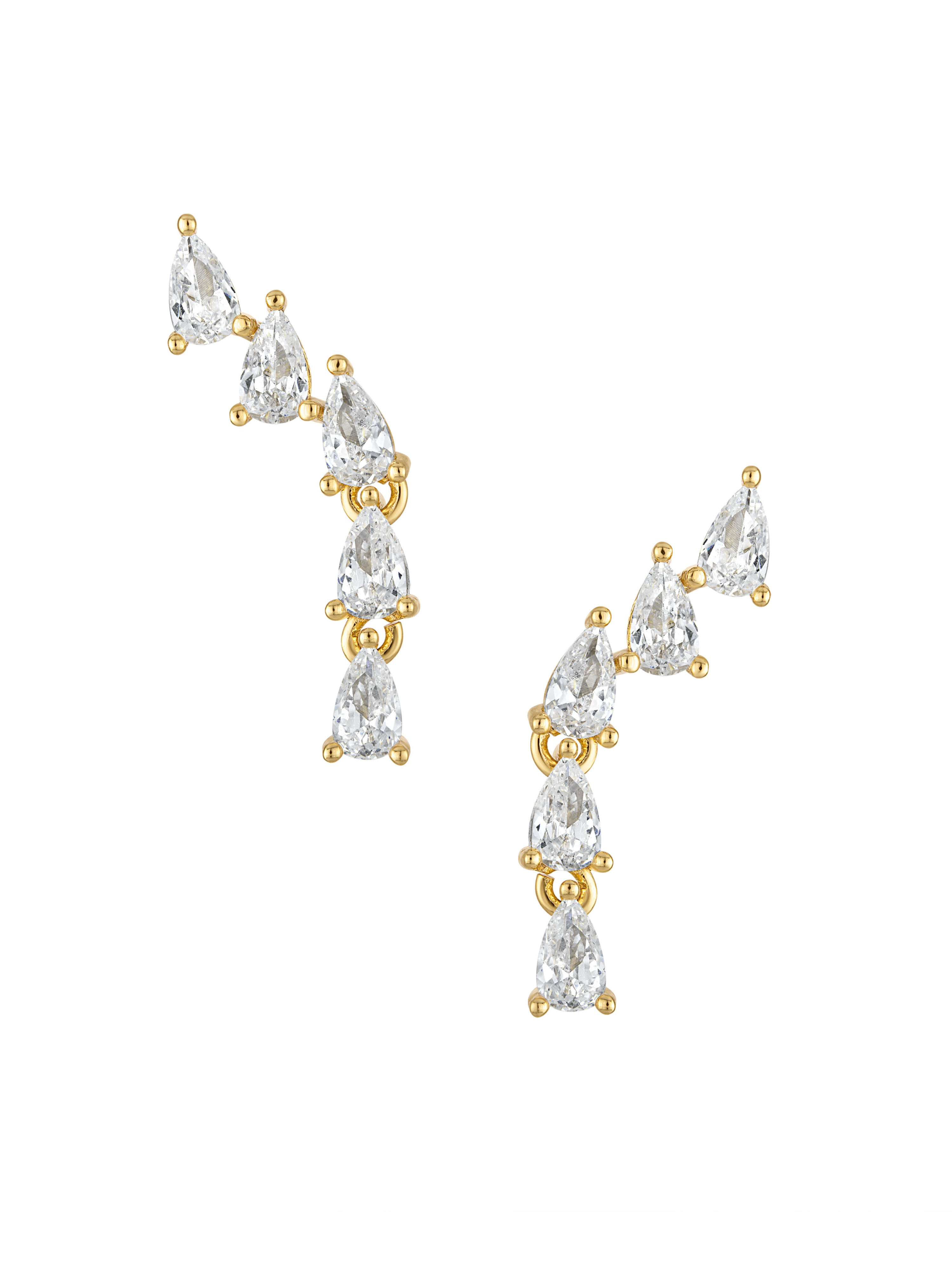 Paloma Teardrop Climber Earring