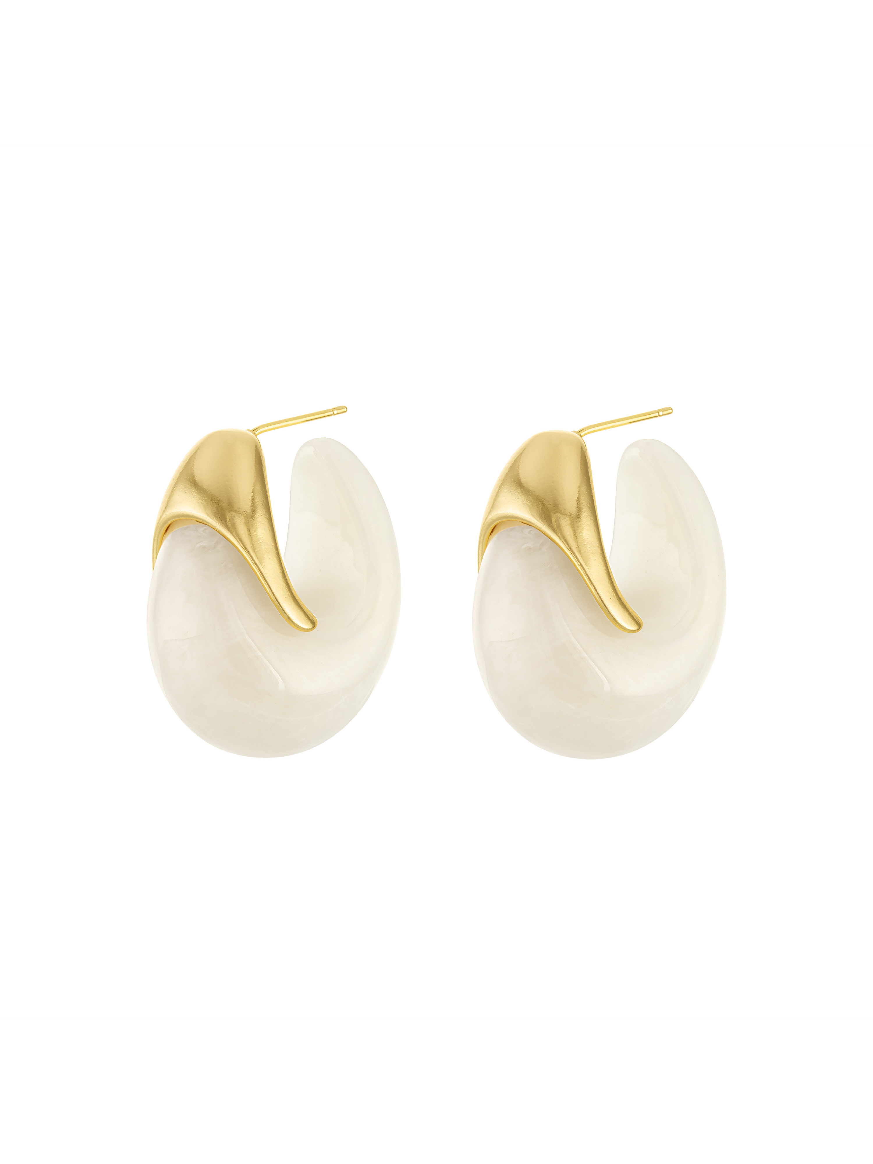 Casey Retro Hoop Earrings
