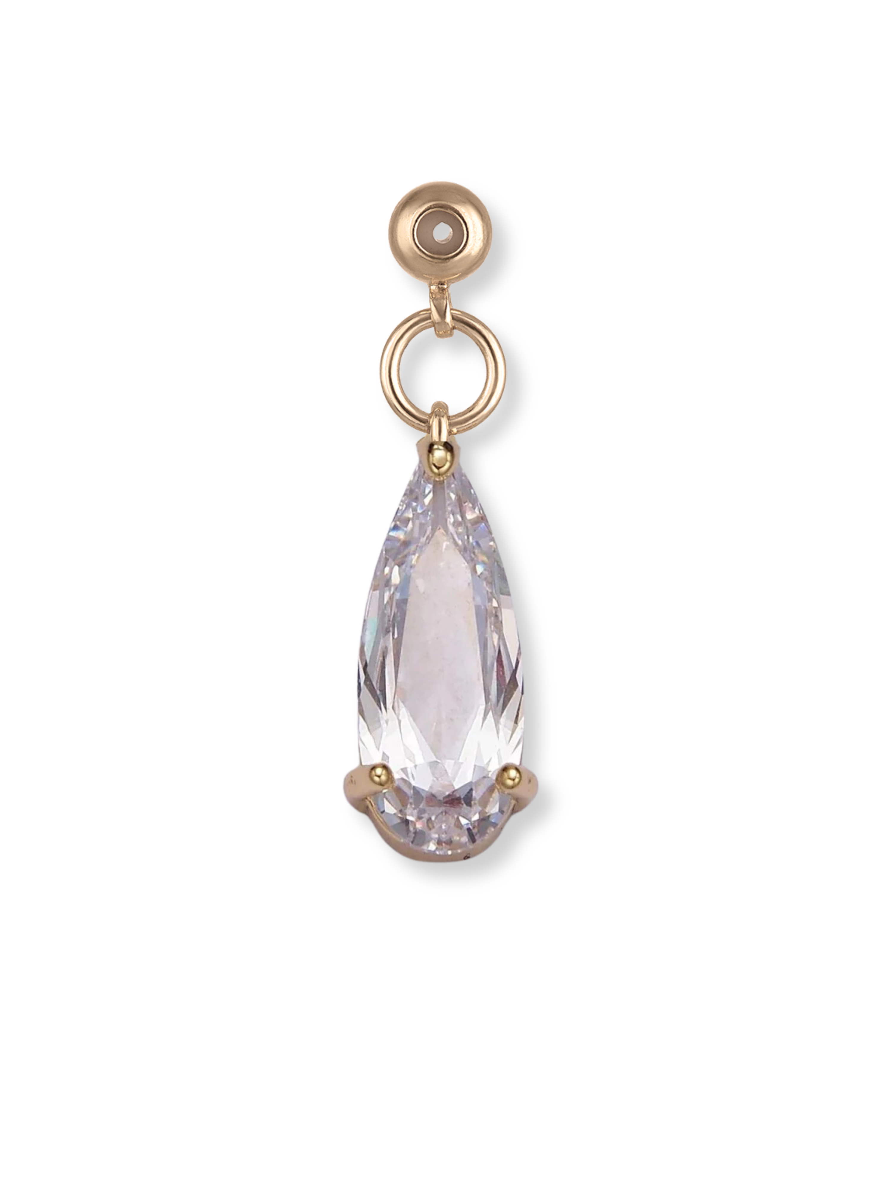 Vintage Teardrop Grip Charm: One Size