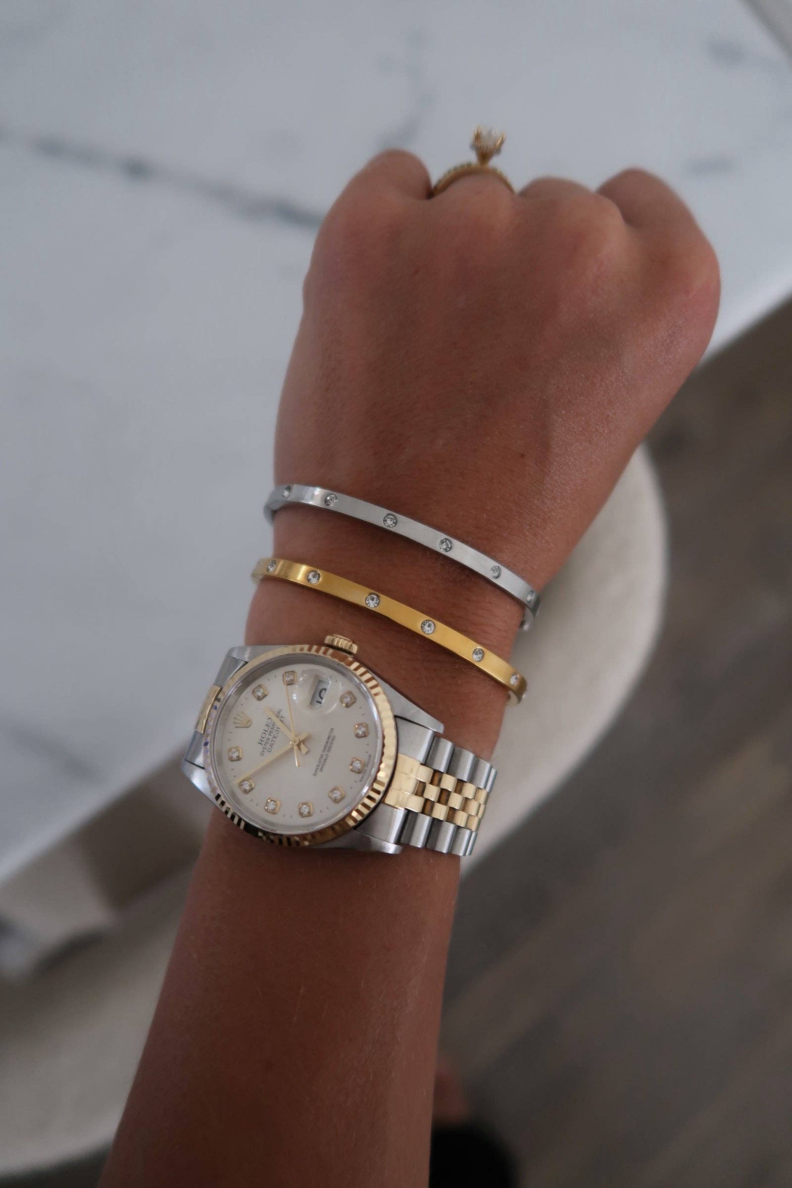 Glam Bangle: Gold