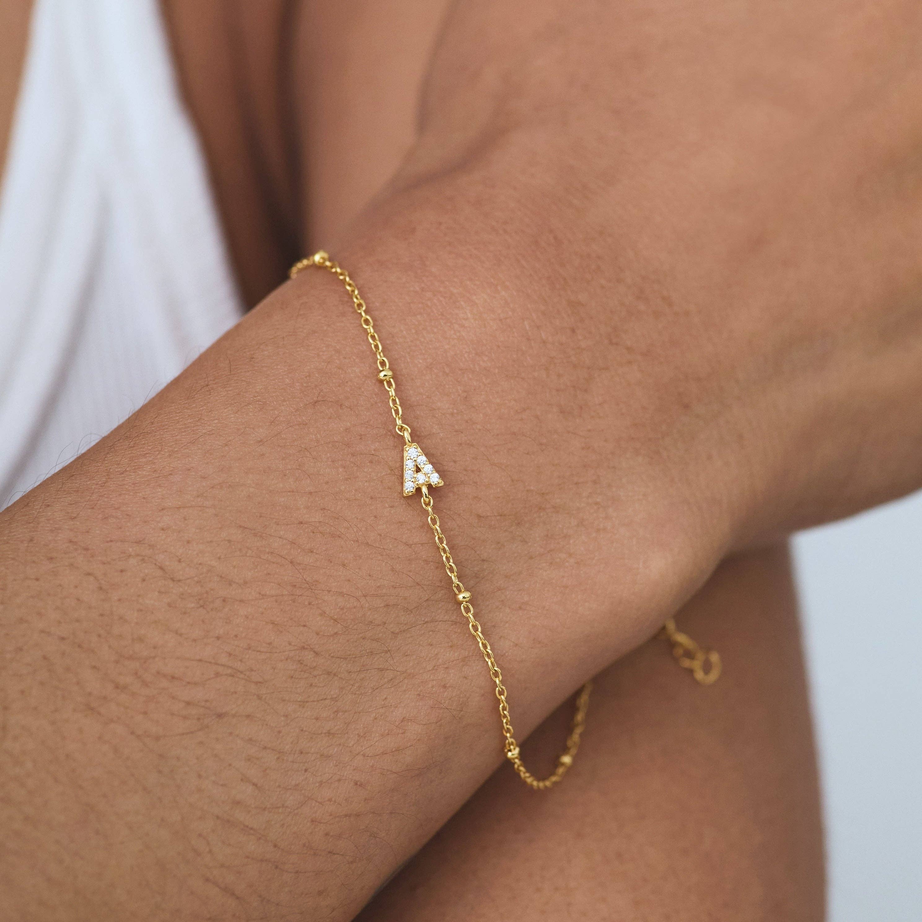 PETITE INITIAL BRACELET